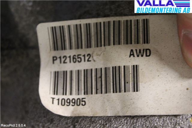 Volvo V70 05-08 Bakaksel Kardang Bak -Diff