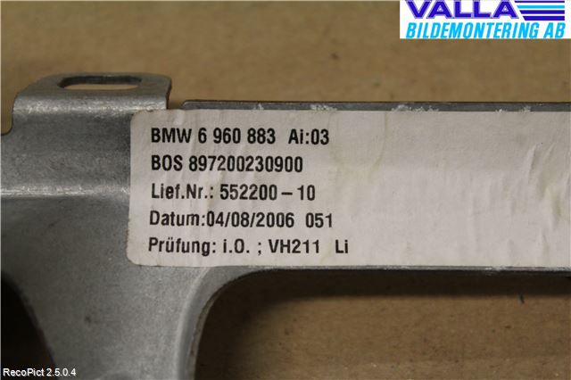 BMW 5 E60/61 Sed/Tou 02-10 Baklukeåpner Automatisk