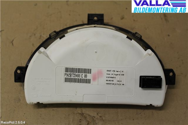 Citroen C3 -04 Instr Kombinert