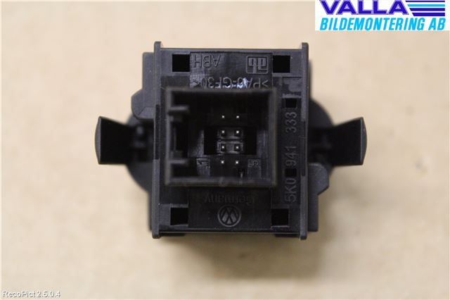Volkswagen VW GOLF VI 09-13 Bryter Dashbord Lys Dimming