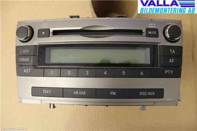 Toyota AVENSIS 09-15 Stereo Radio Med Cd