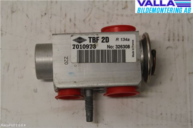 Volvo S80 07-13 Varme Ac Ekspansjonsventil