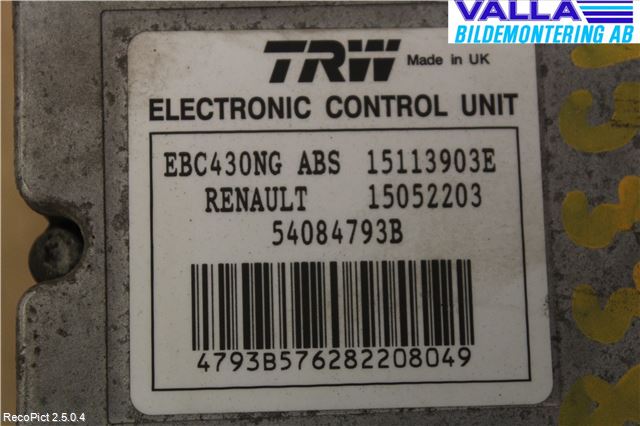 Opel VIVARO 01-14 Abs Hydraulikkaggregat