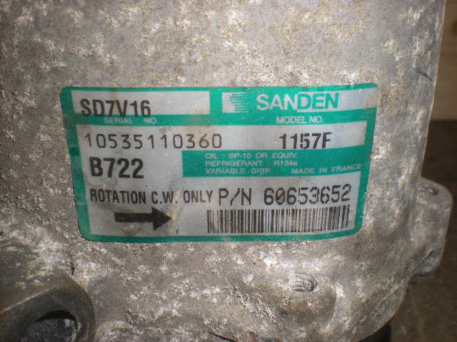 Alfa 147 Varme Ac Kompressor