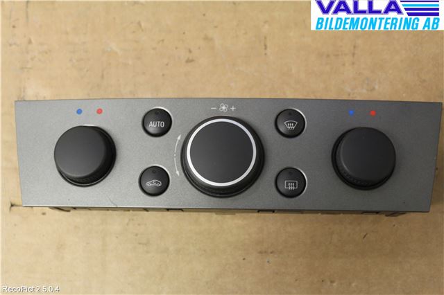 Opel VECTRA C 06-08 Varme Ac Betjening-Display