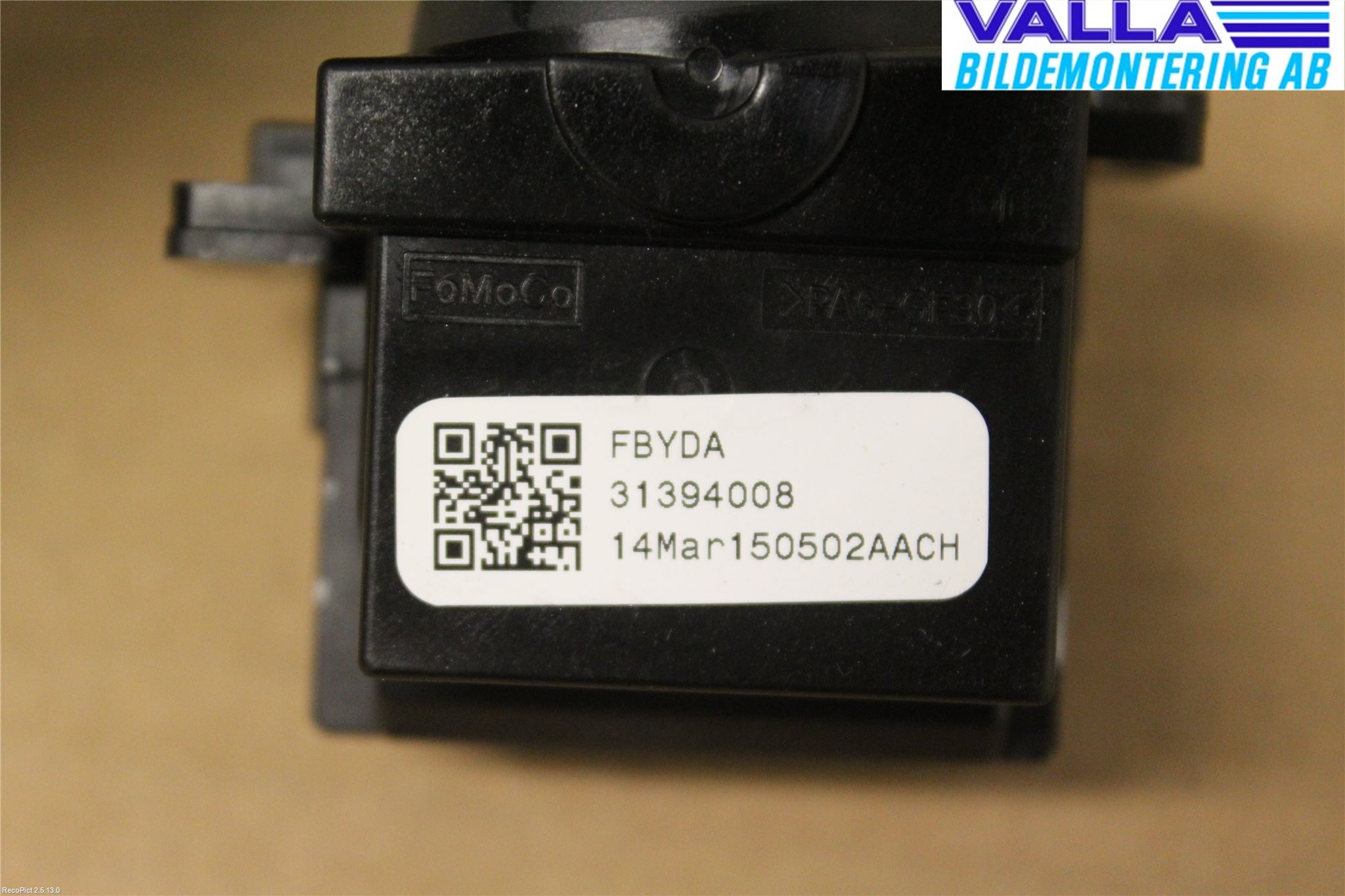 Volvo V60 14-18 Bryter Ratt Visker - Spyler