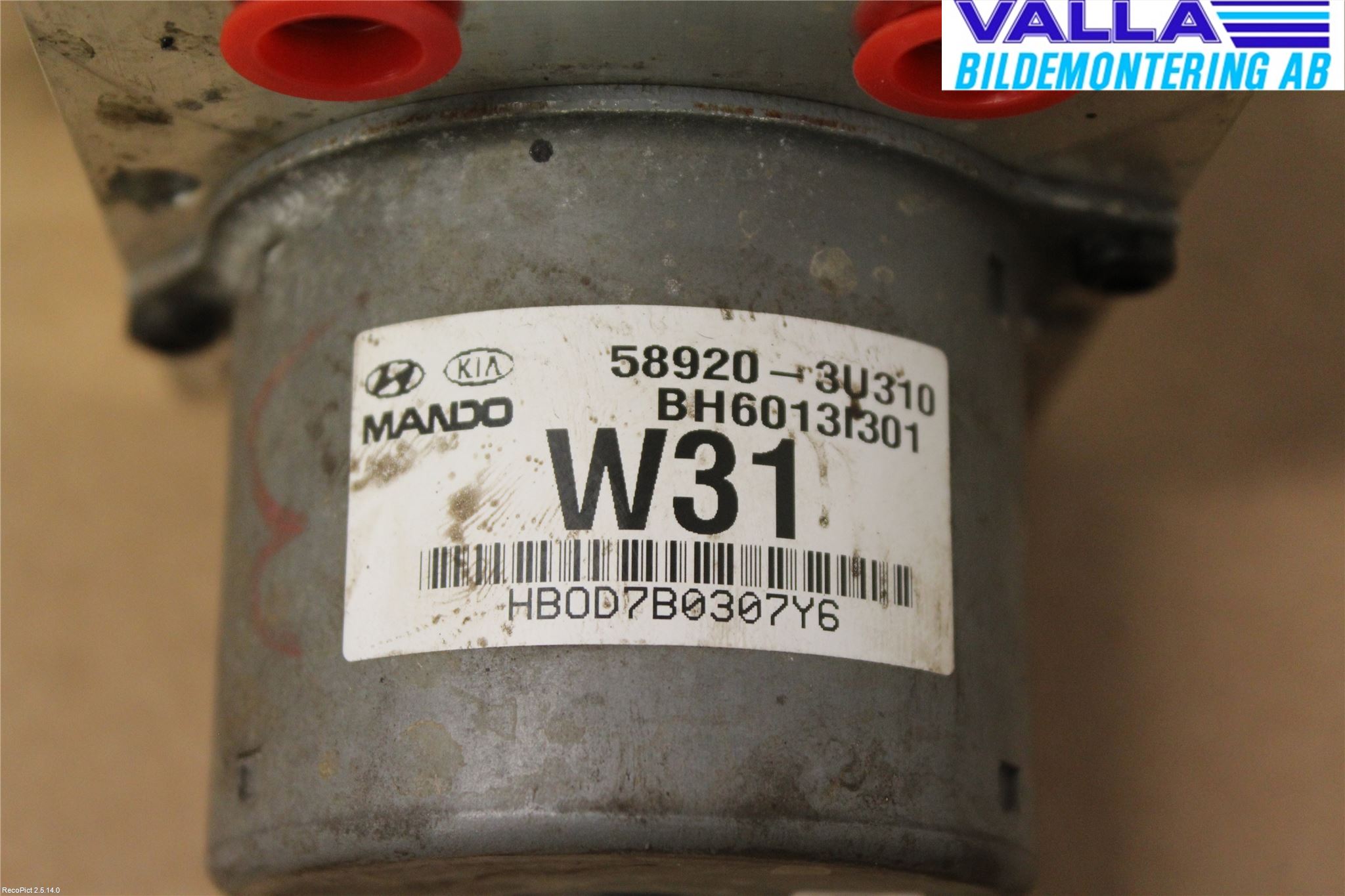 Kia SPORTAGE (SL) 11-15 Abs Hydraulikkaggregat