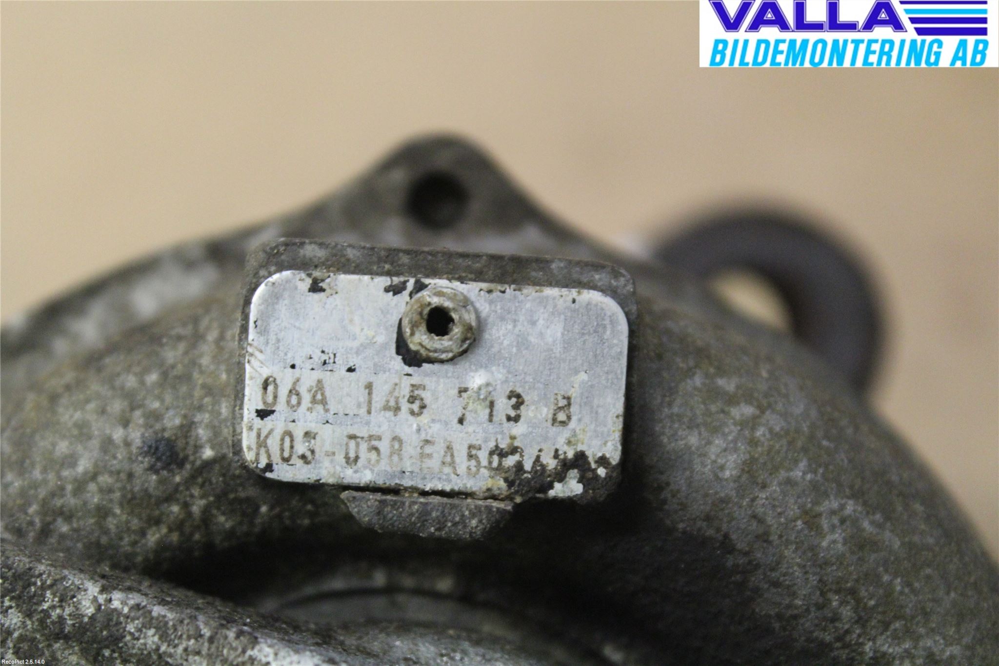 Volkswagen VW BEETLE 98-10 Turboaggregat