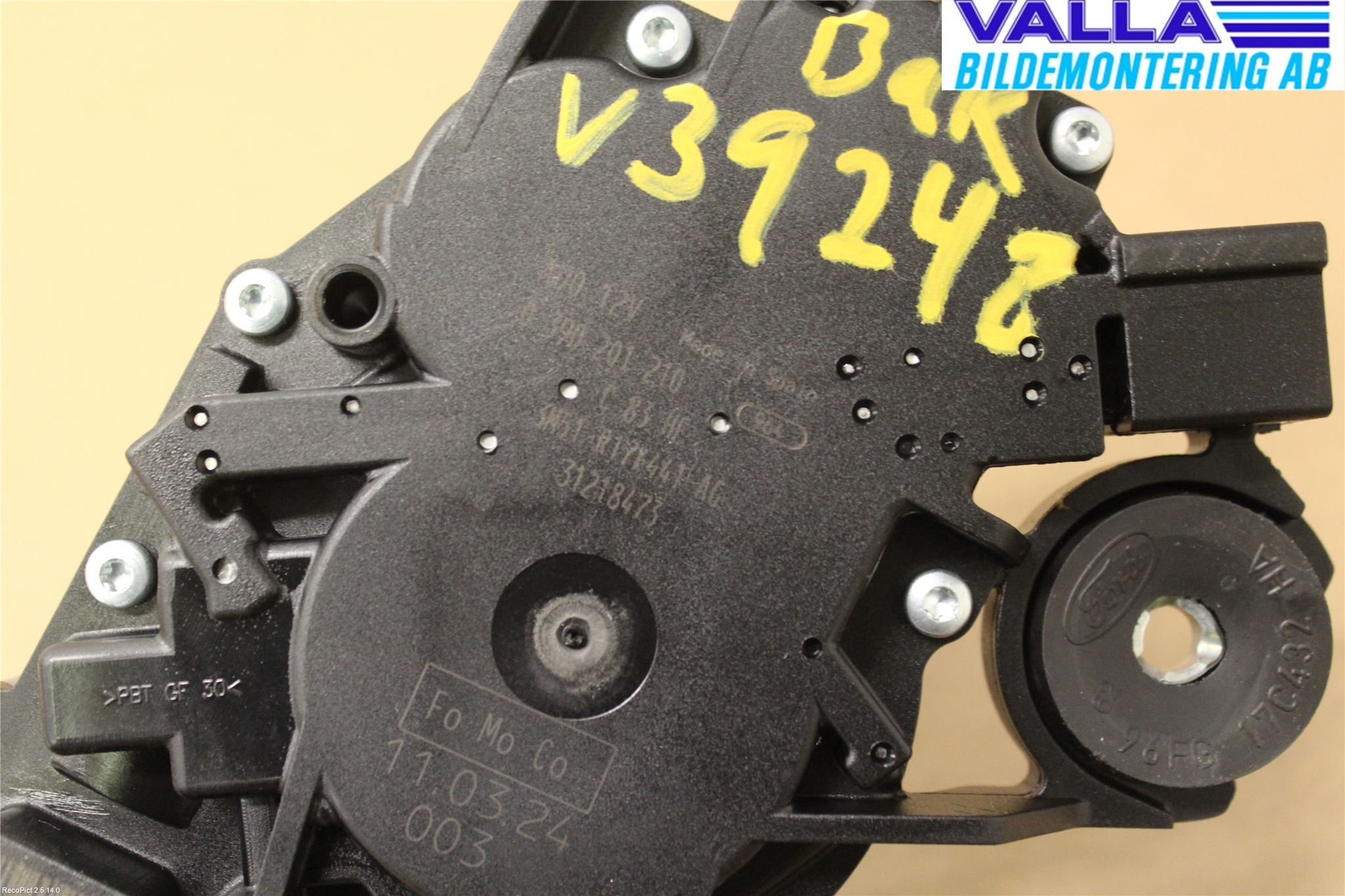 Volvo V50 08-12 Viskermotor Bakluke