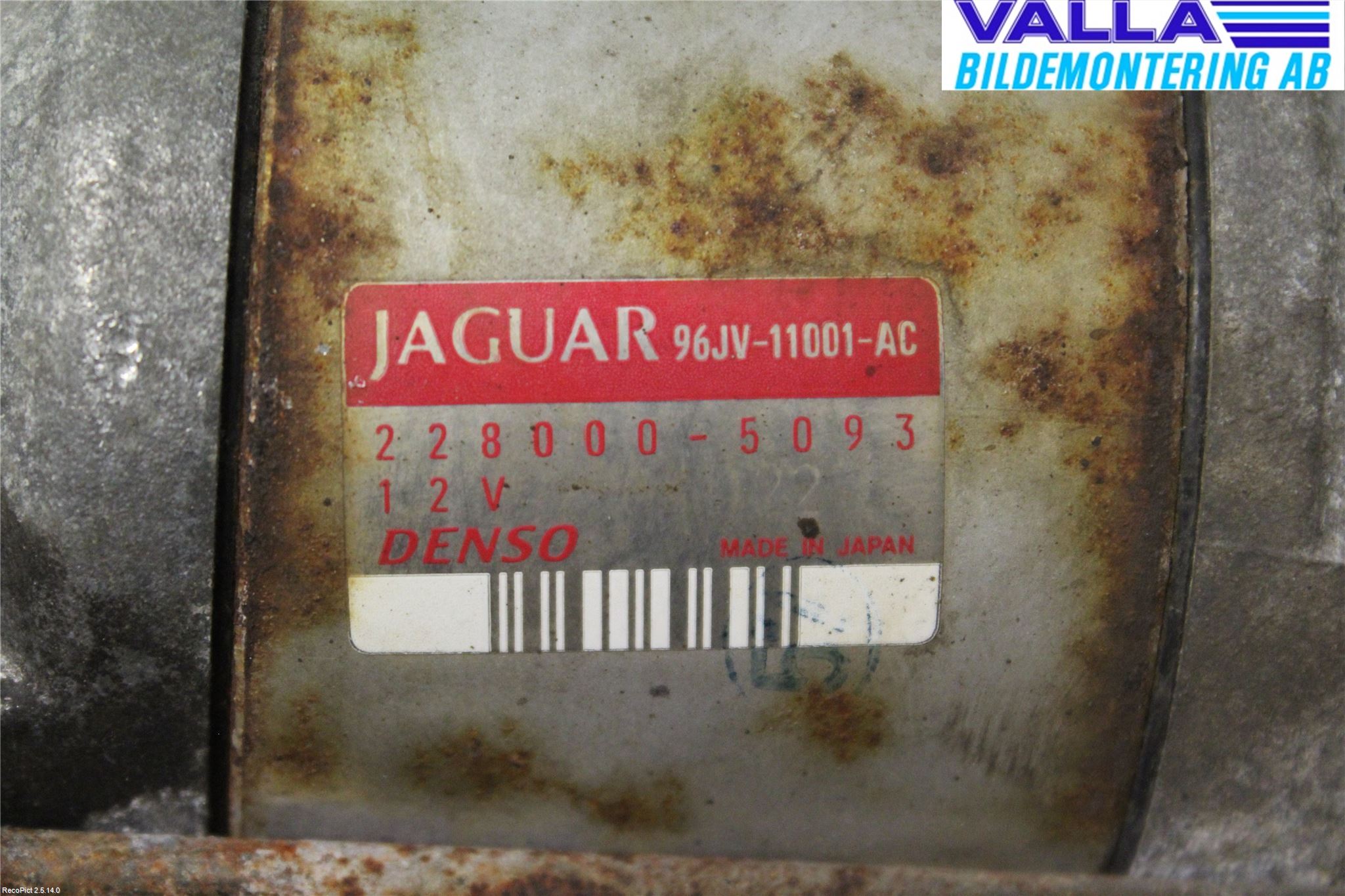Jaguar S-TYPE Startmotor