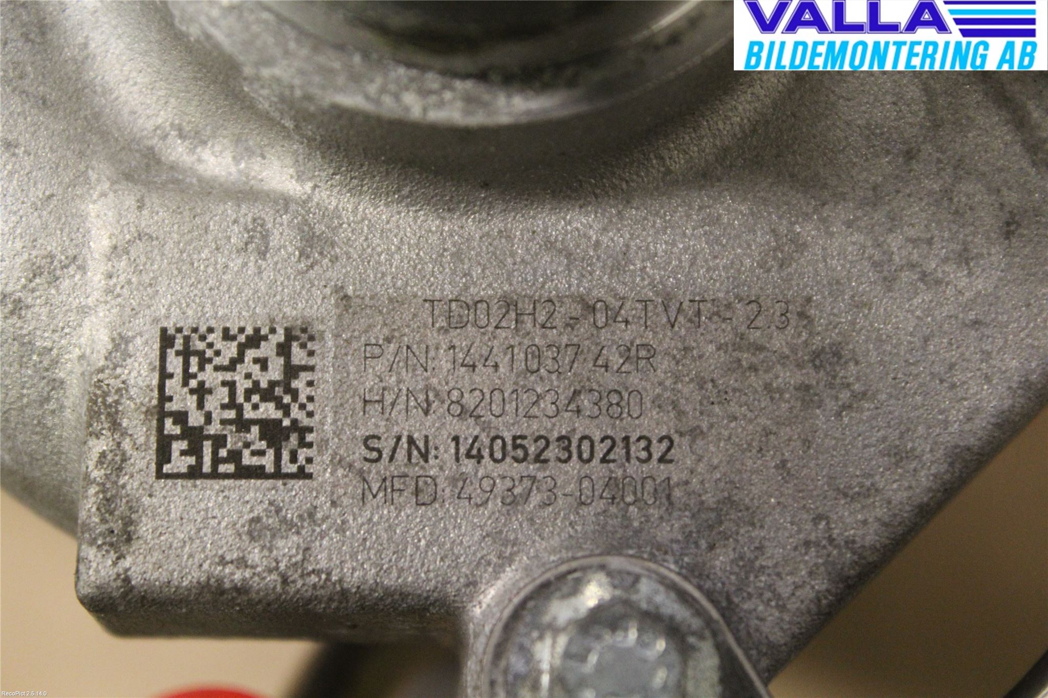 Dacia SANDERO/STEPWAY 13-20 Turboaggregat