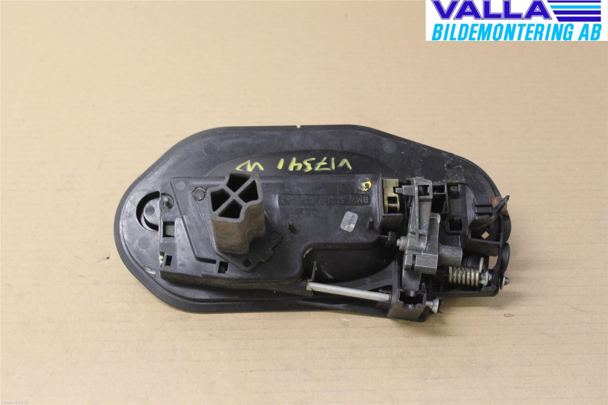 BMW 5 E60/61 Sed/Tou 02-10 Dørhandtak Ytre Venstre