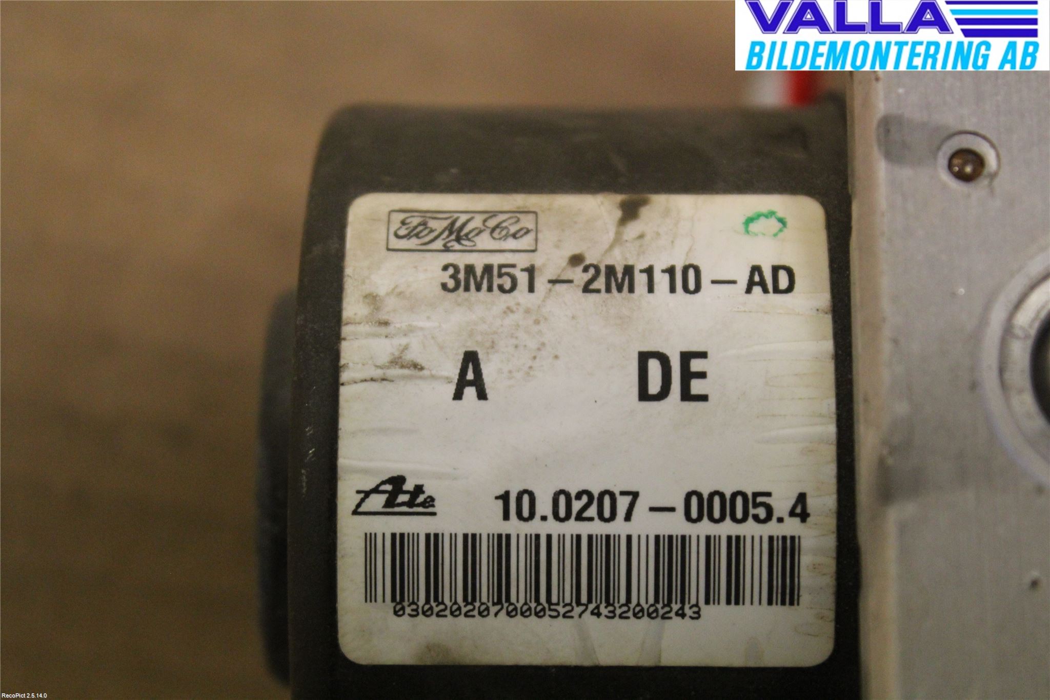 Mazda 3 I 03-06 Abs Hydraulikkaggregat