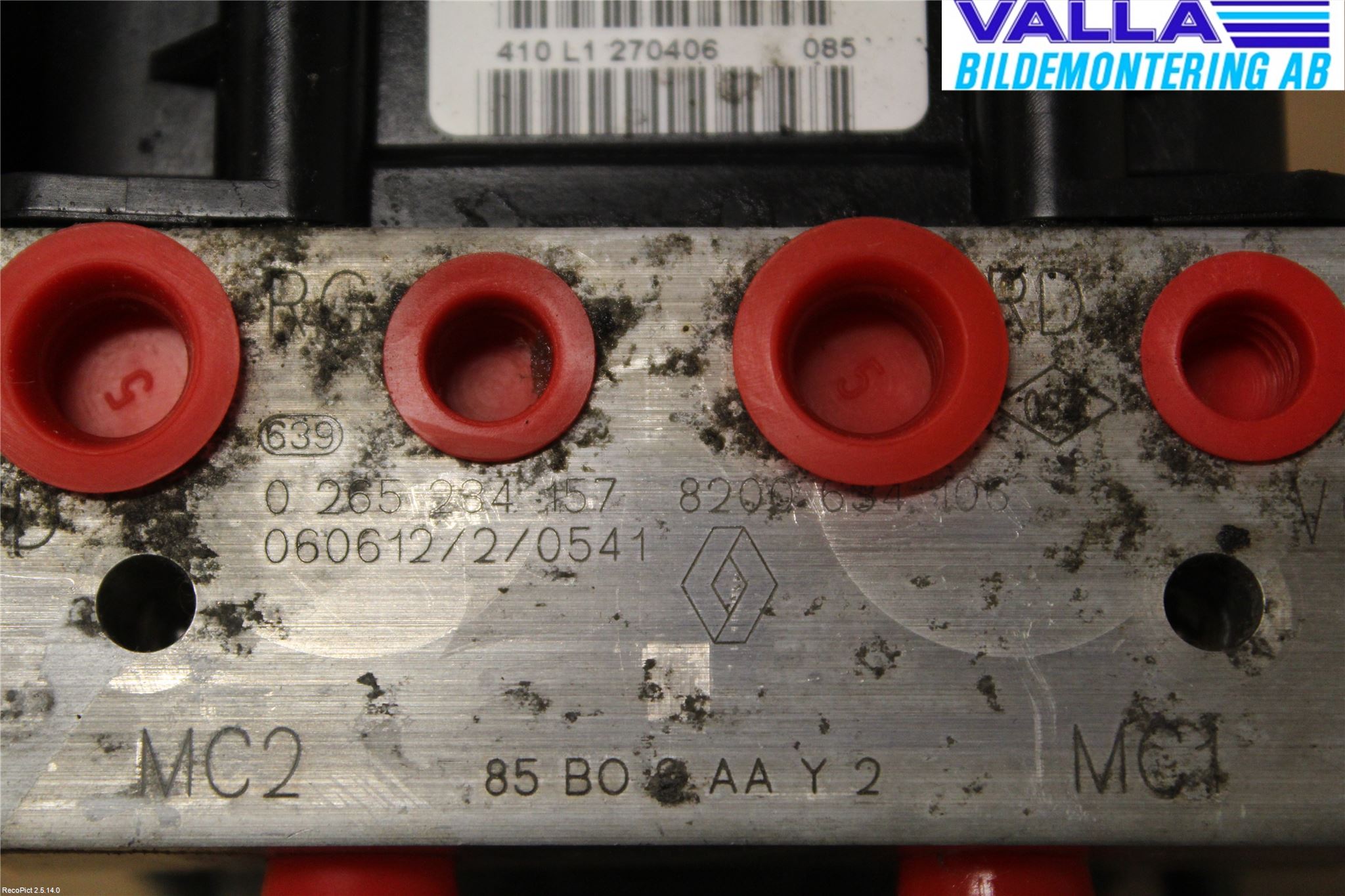 Renault CLIO III  06-09 Abs Hydraulikkaggregat