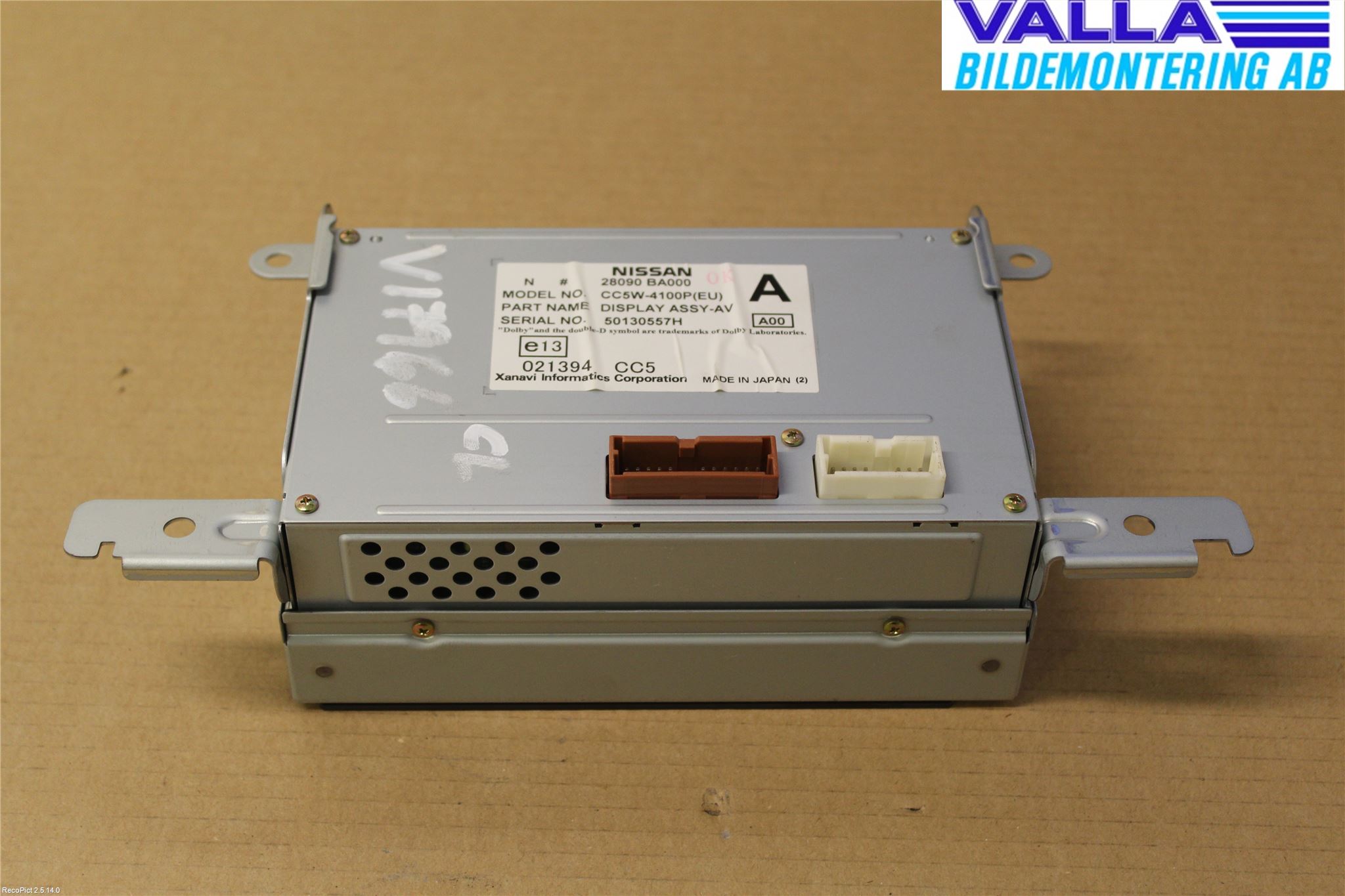 Nissan PRIMERA 02-07 Instr Varselys - Display