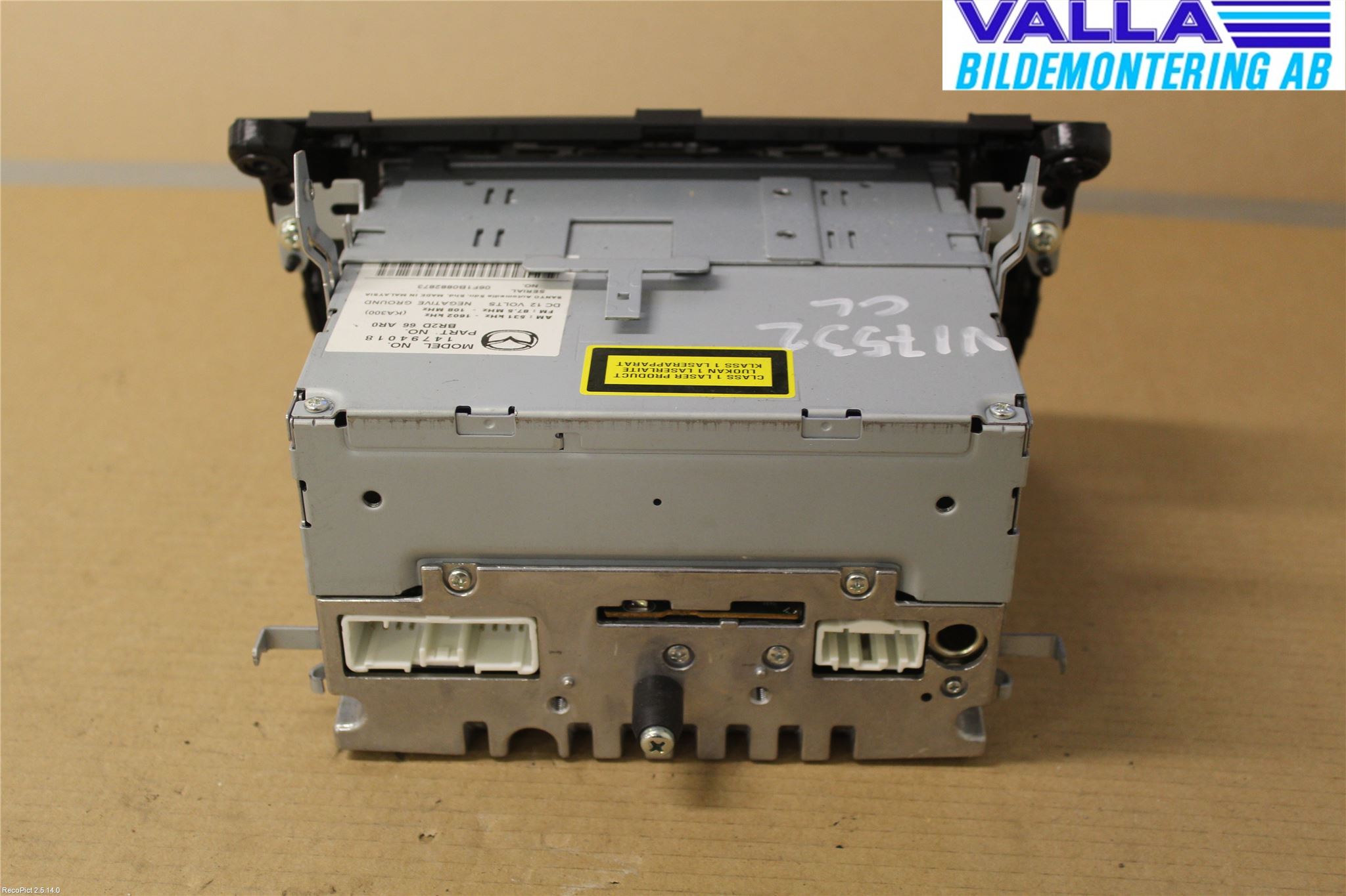 Mazda 3 I 07-08 Stereo Radio Med Cd