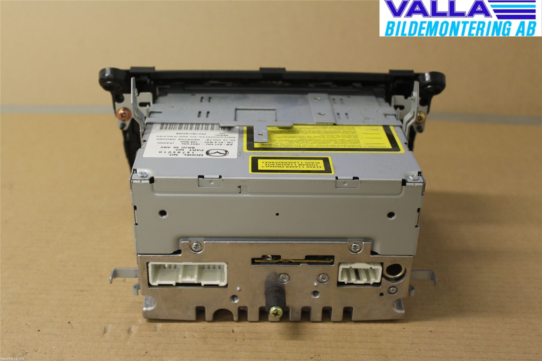 Mazda 3 I 03-06 Stereo Radio Med Cd
