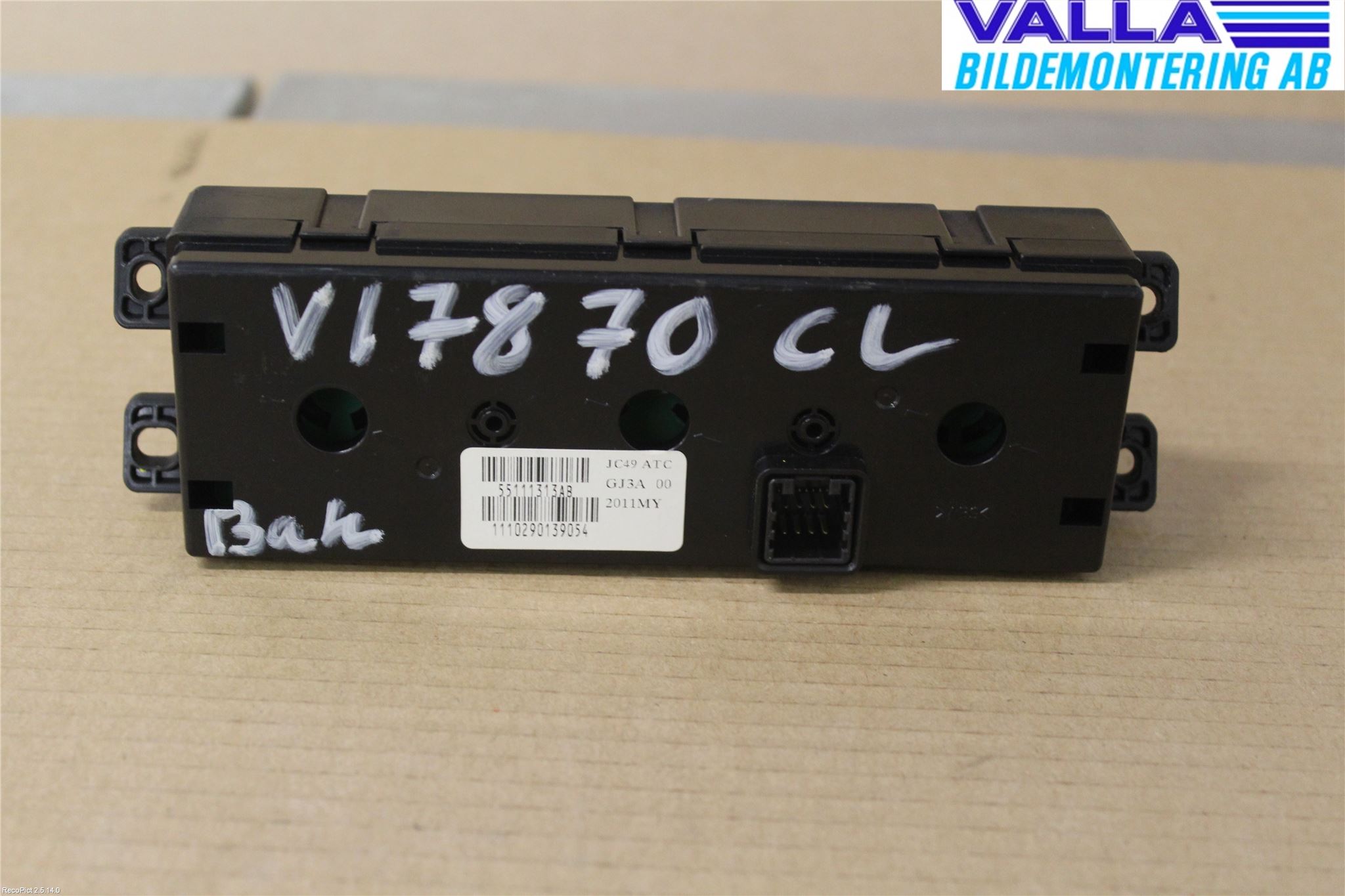 Fiat FREEMONT Varmeapparat Panel(Regulering)