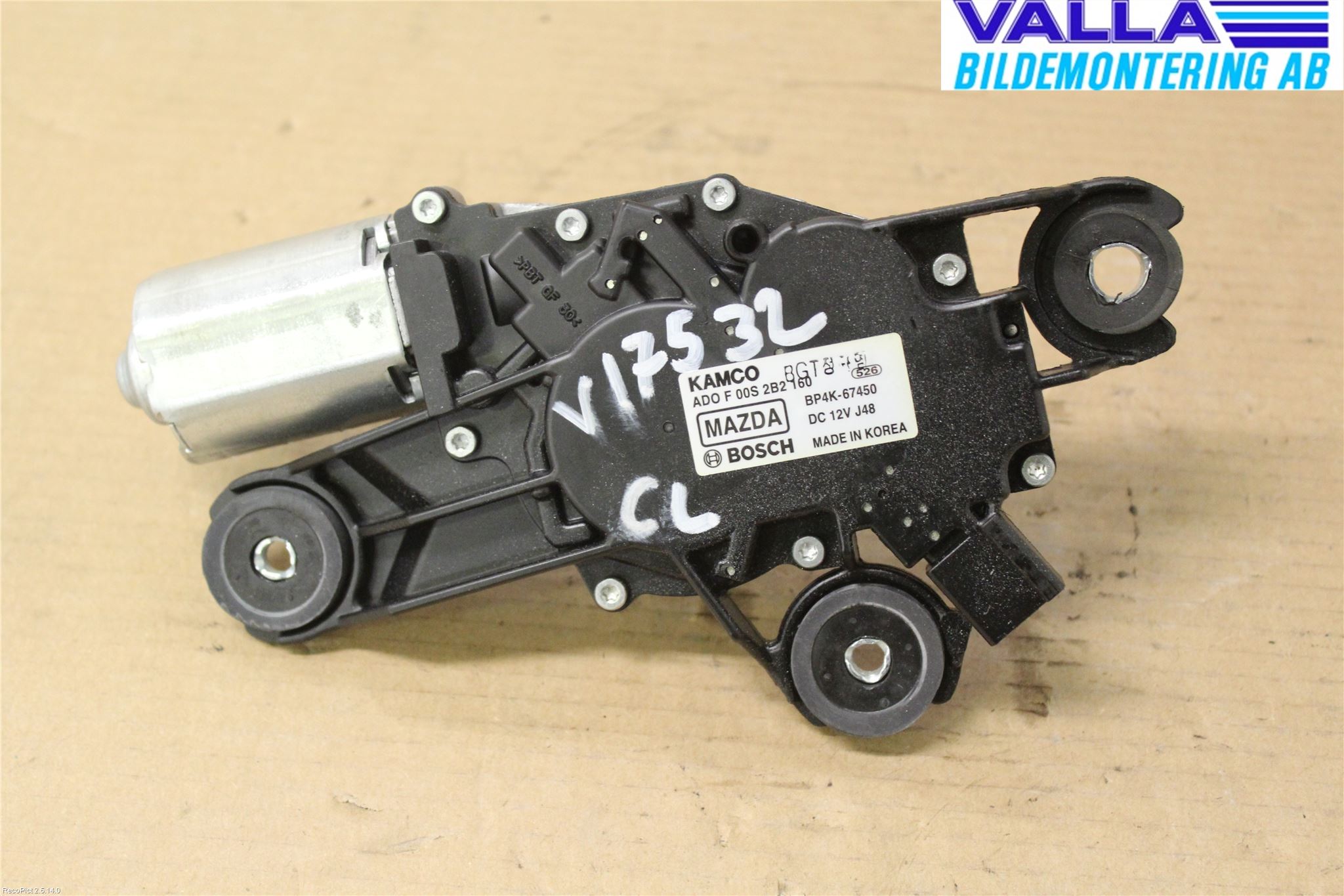 Mazda 3 I 07-08 Viskermotor Bakluke