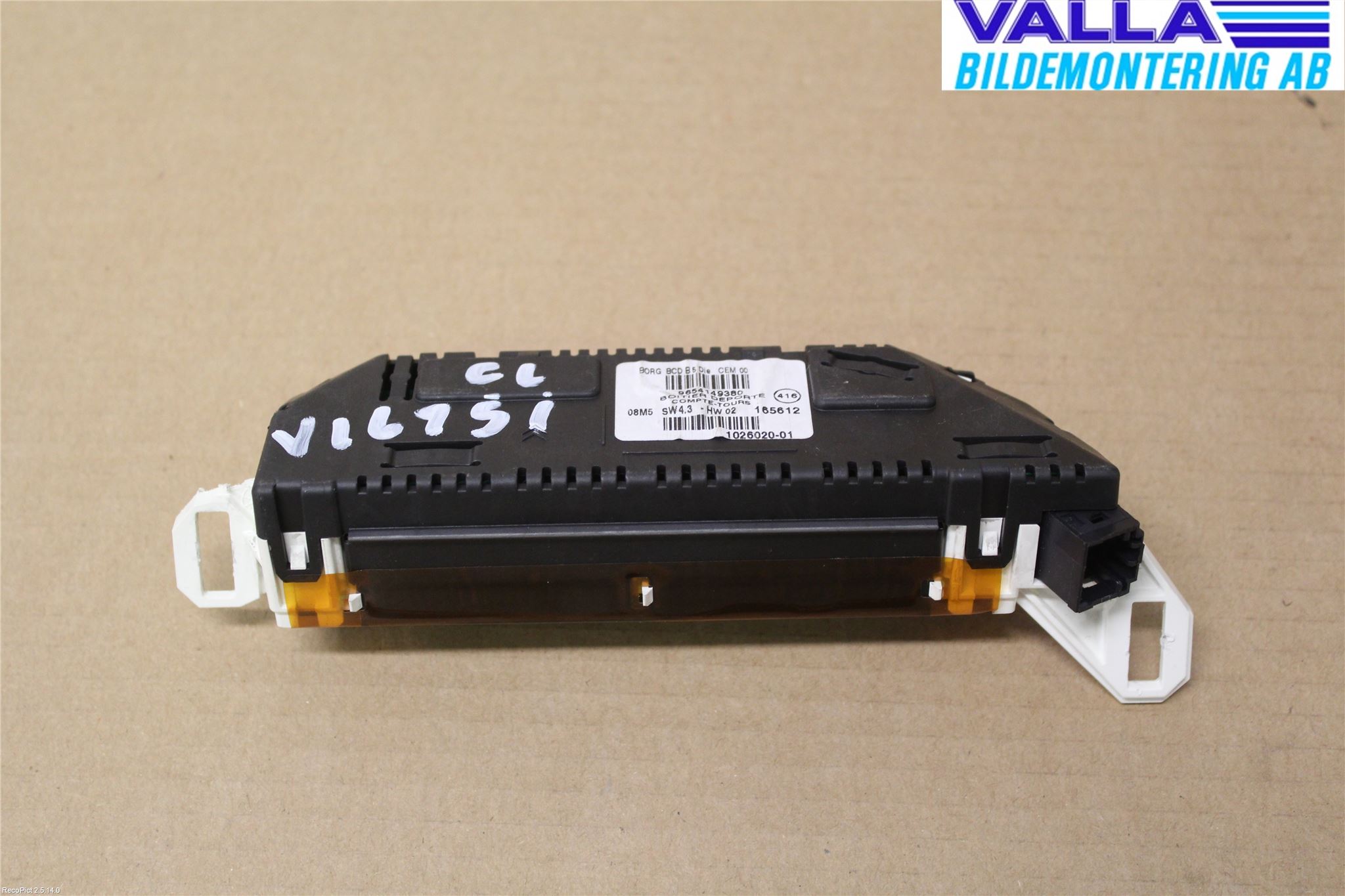 Citroen C4 I   05-10 Instr Turteller