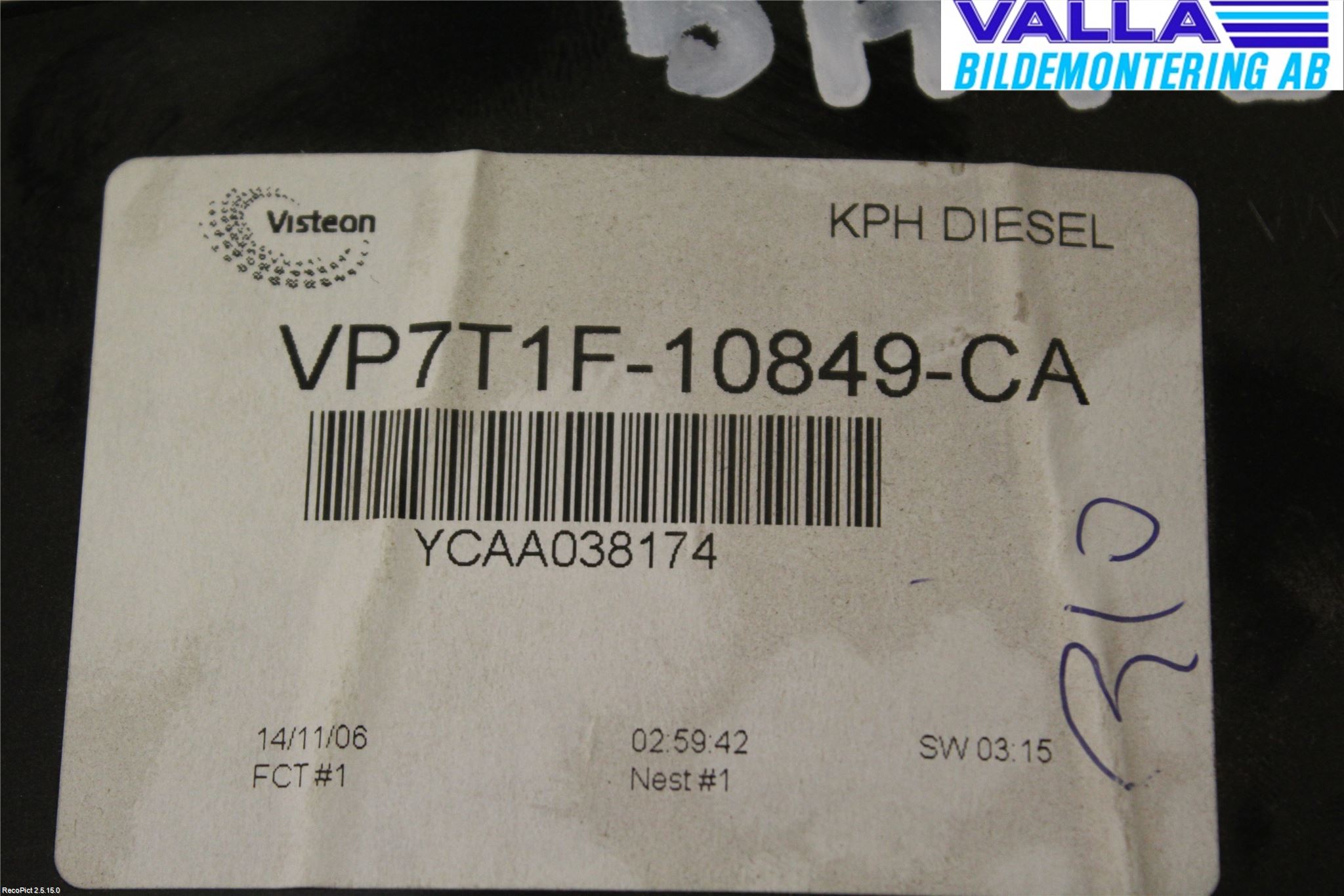 Ford TRANSIT CONNECT 03-08 Instr Kombinert