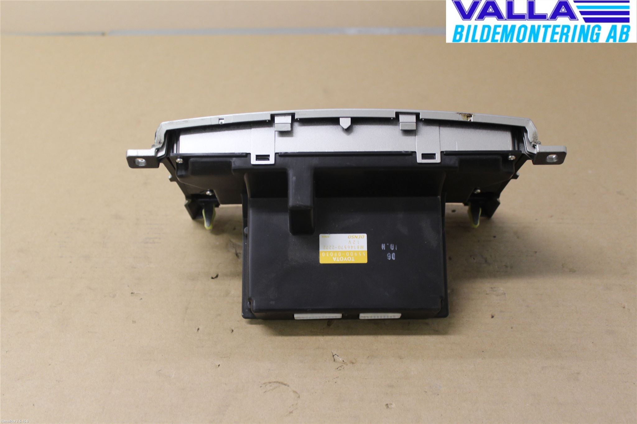 Toyota COROLLA VERSO 04-07 Varmeapparat Panel(Regulering)