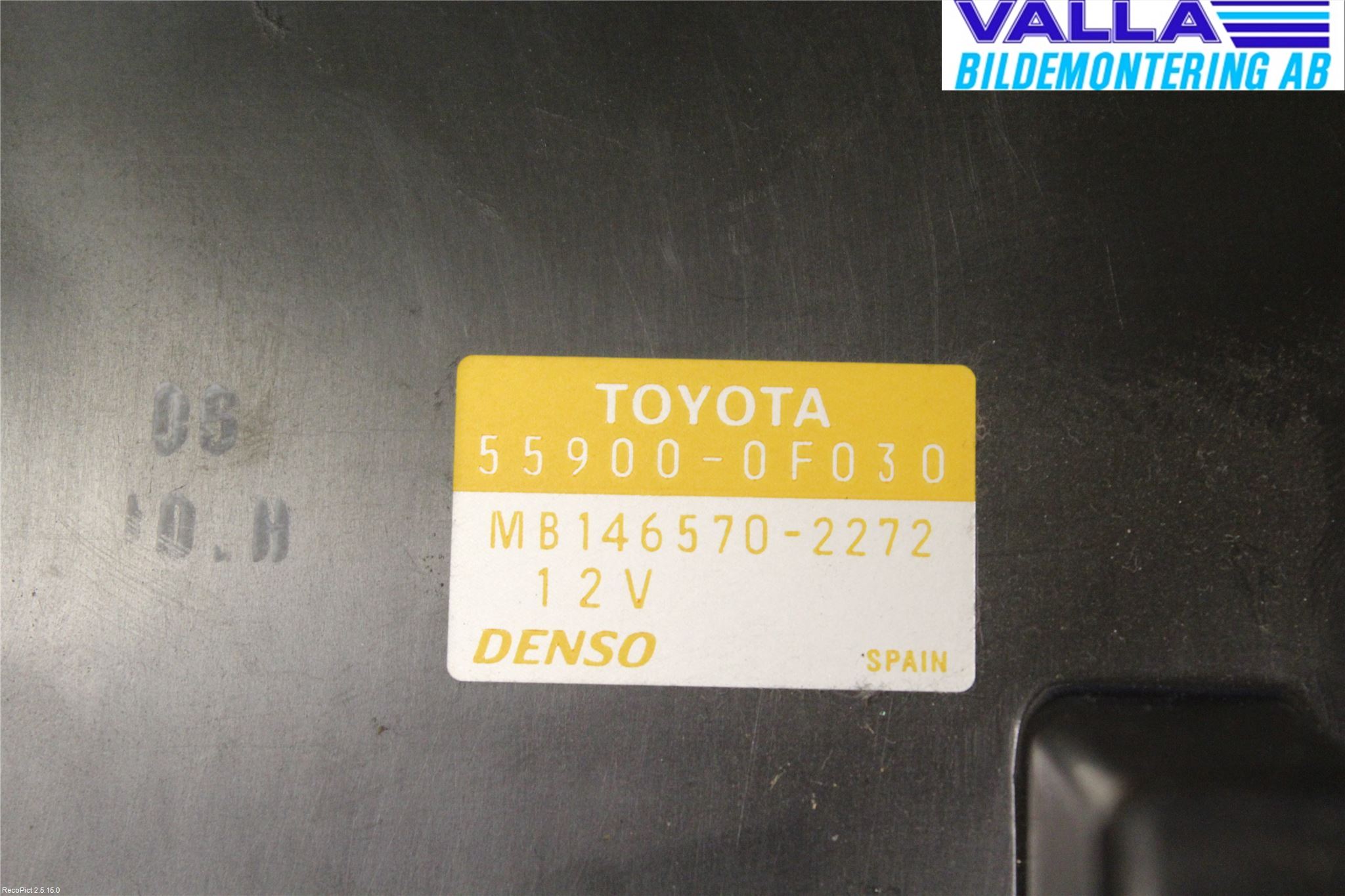 Toyota COROLLA VERSO 04-07 Varmeapparat Panel(Regulering)