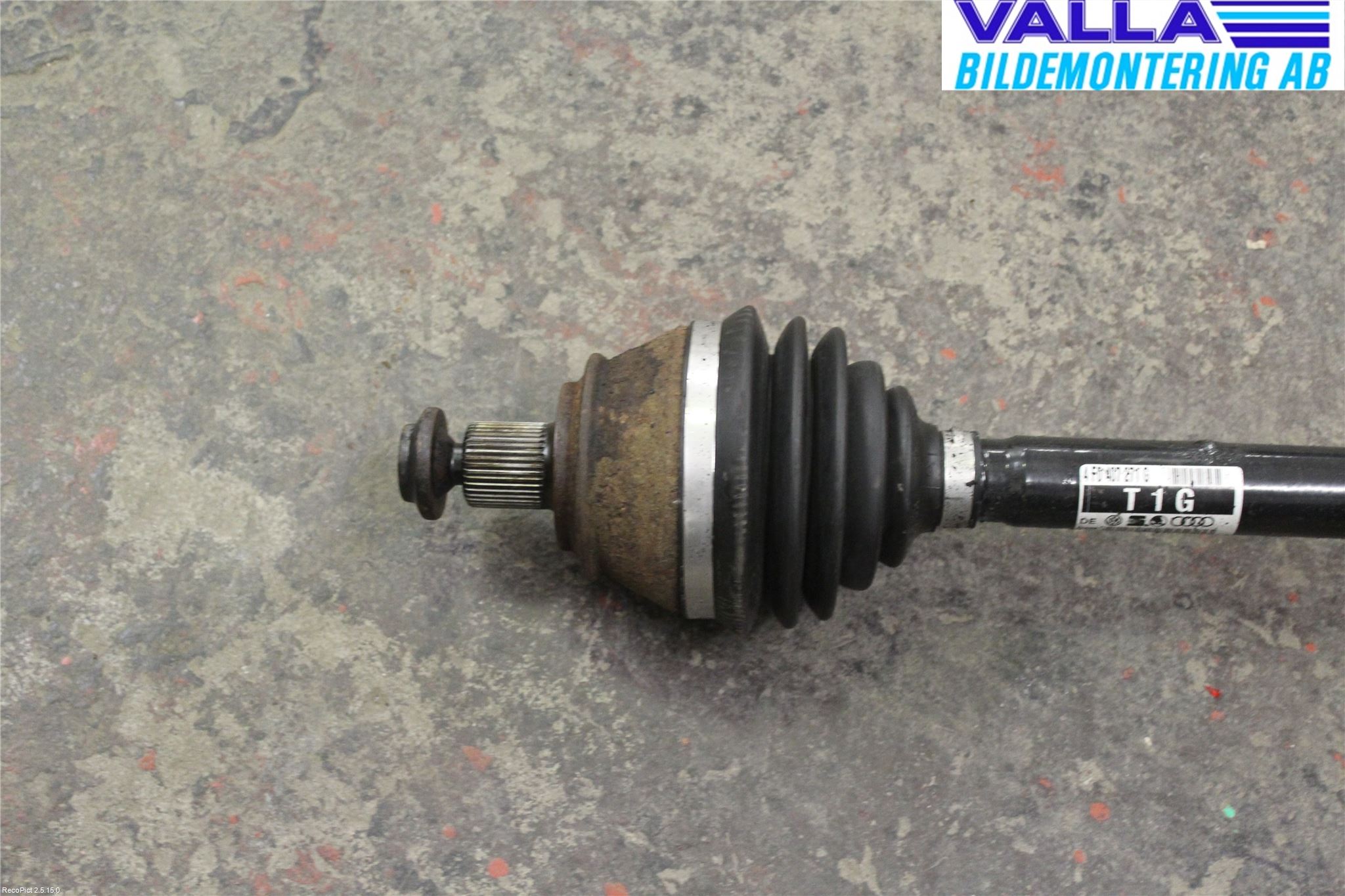 Audi A6/S6     05-11 Drivaksel Foran Kompl Venstre