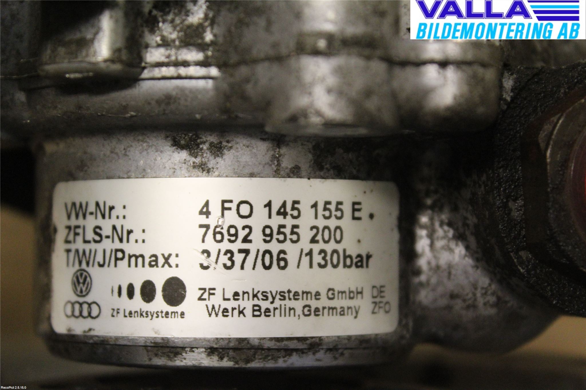 Audi A6/S6     05-11 Servo Pumpe