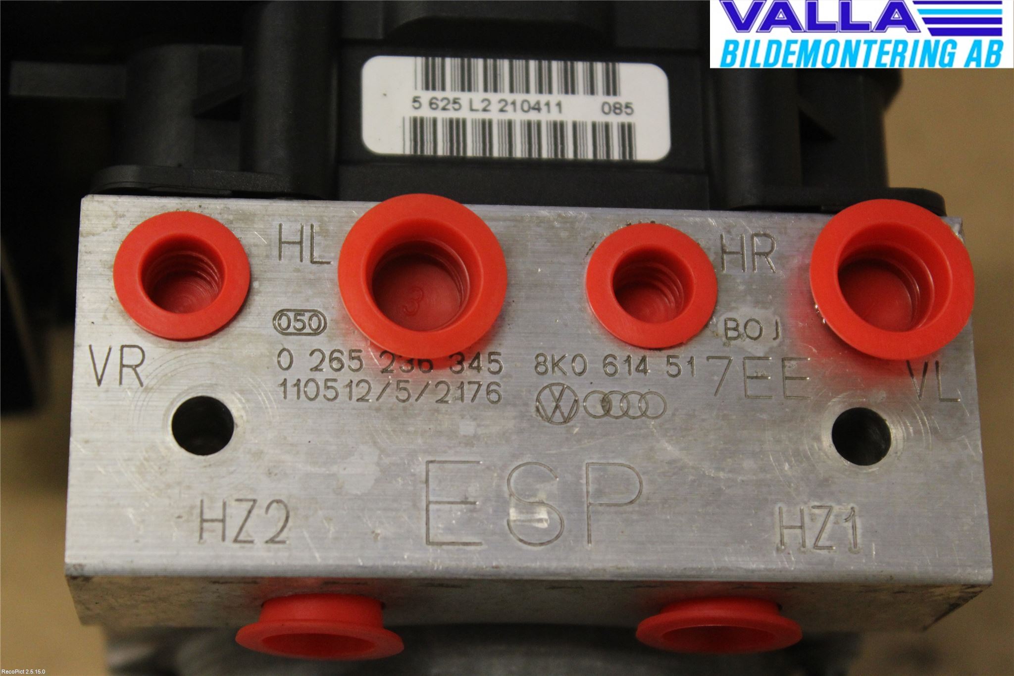 Audi A4/S4 08-11 Abs Hydraulikkaggregat