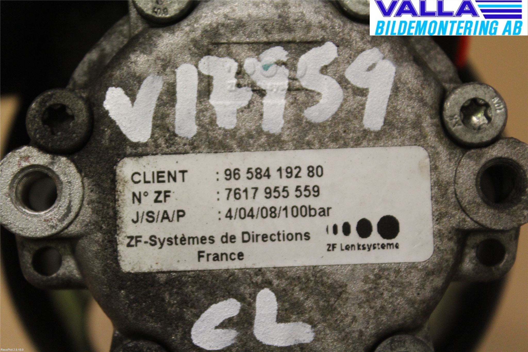 Peugeot 407 Servo Pumpe