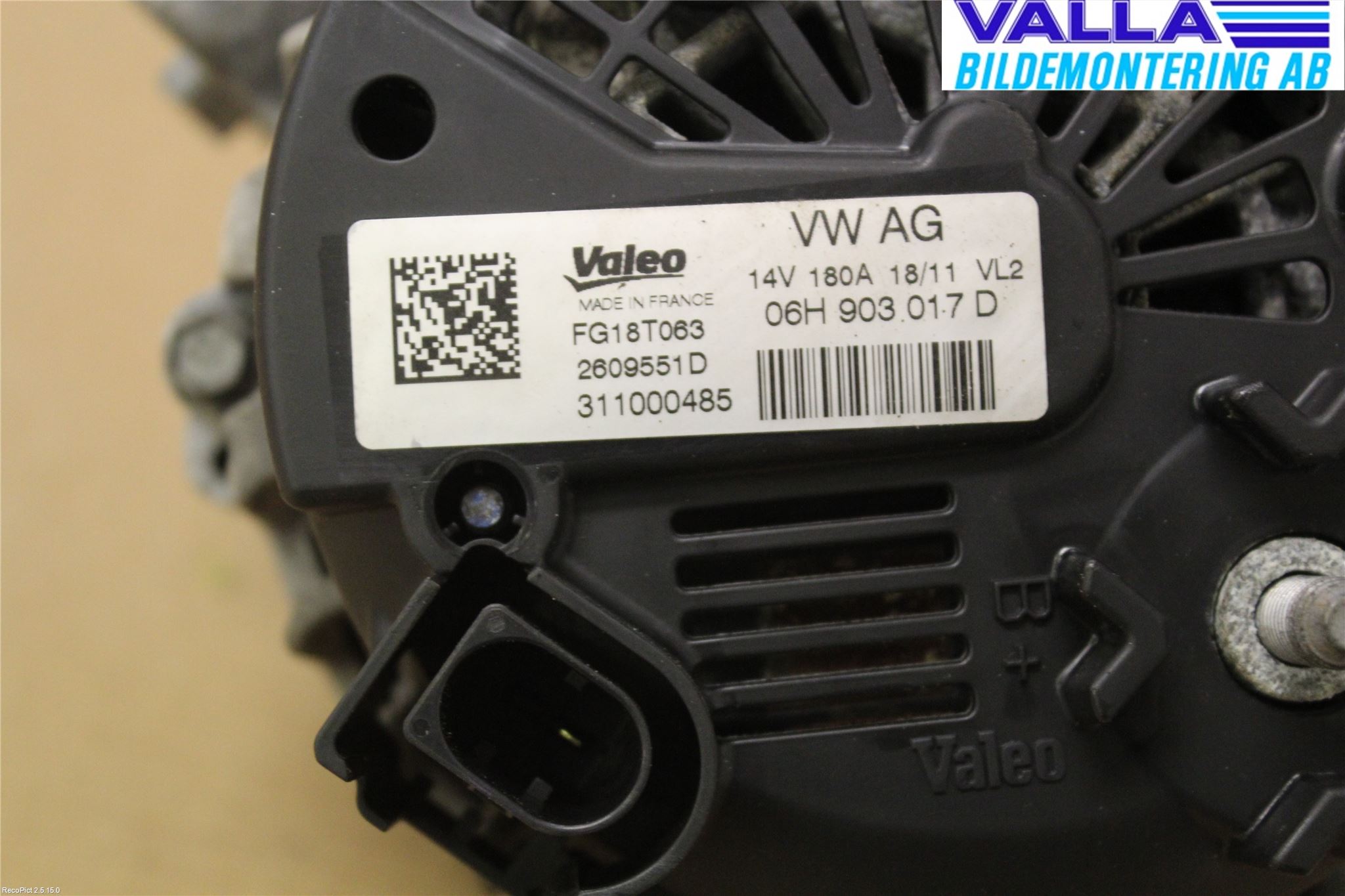 Audi A4/S4 08-11 Dynamo