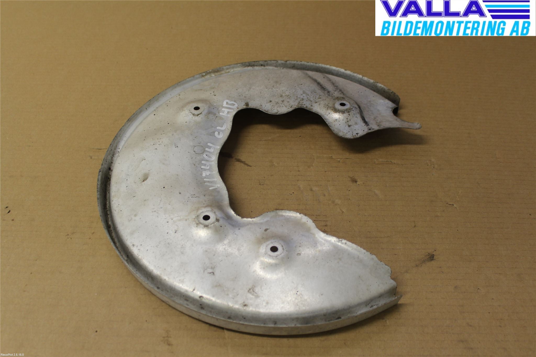 Audi A4/S4 08-11 Bremseskjold Bak
