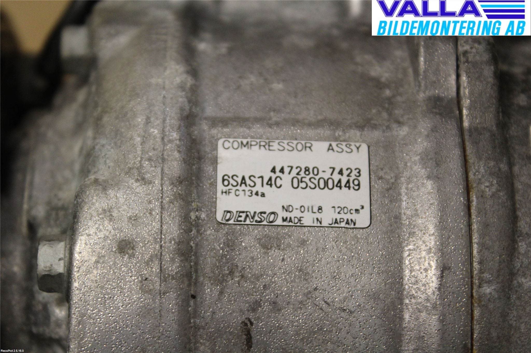 Mercedes-Benz MB CLA-KLASS (C117/X117) 13-19 Varme Ac Kompressor