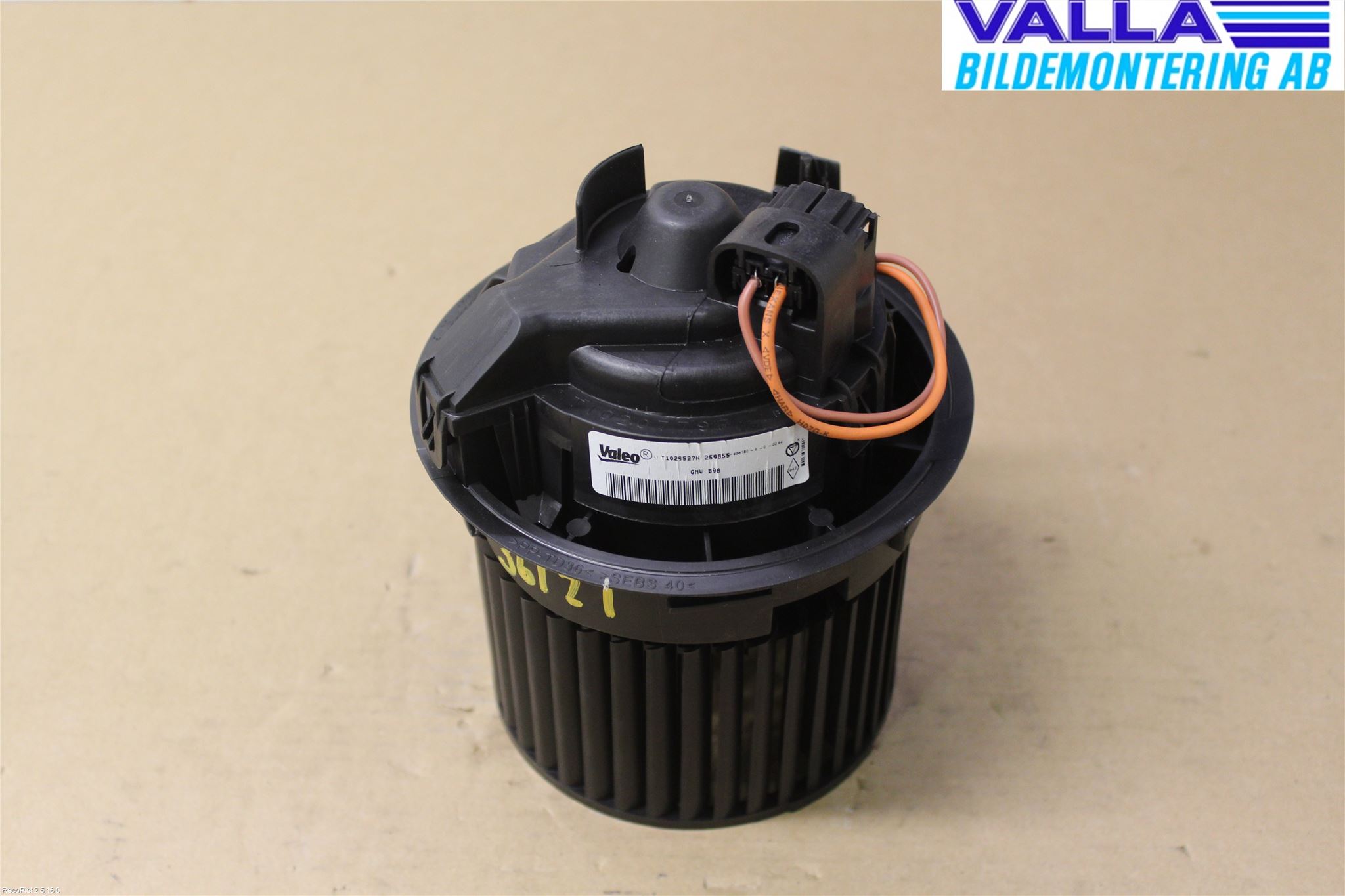 Renault CLIO IV 12-16 Varmeapparat Viftemotor