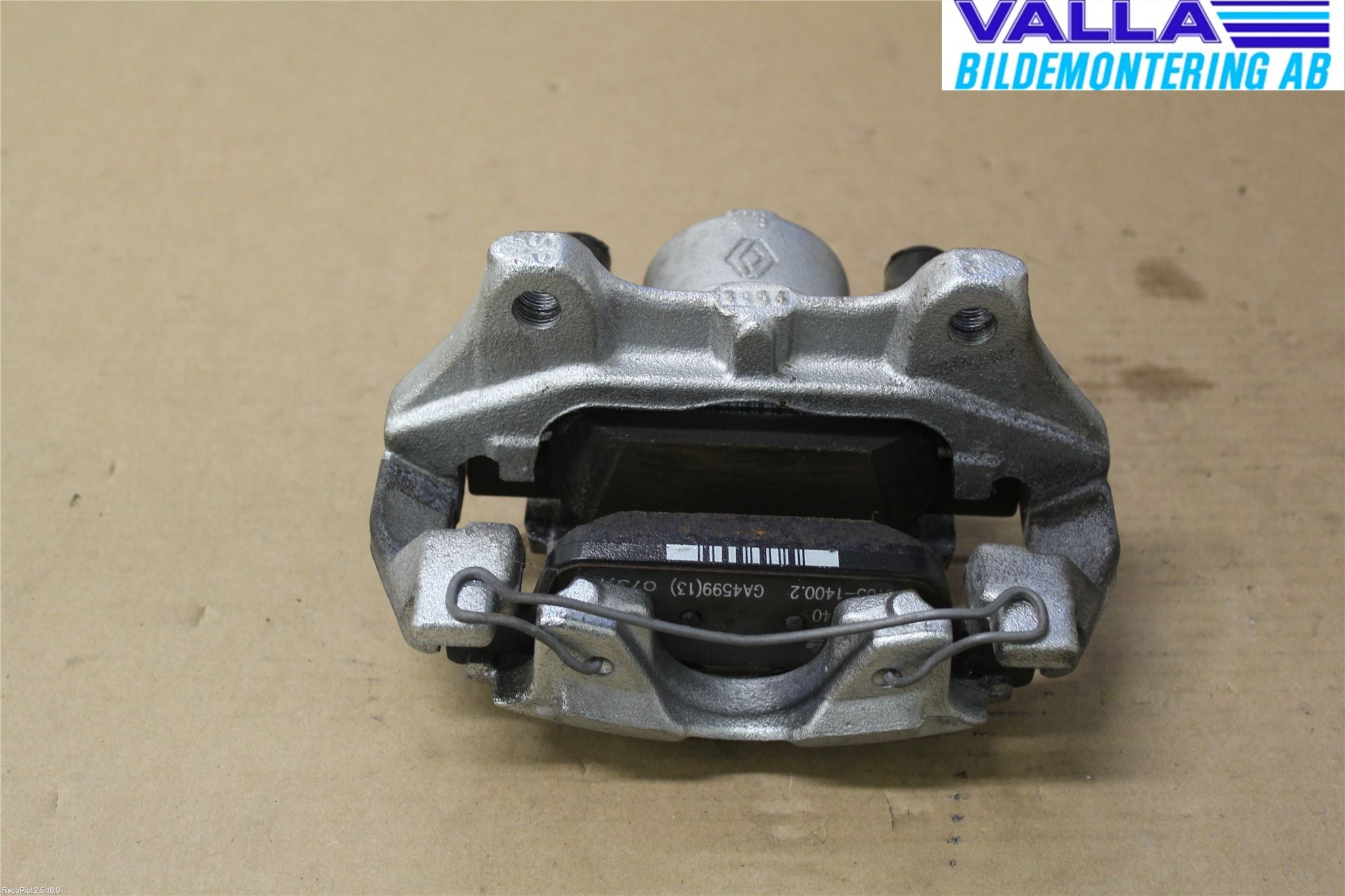 Renault CLIO IV 12-16 Bremsecaliper Foran Venstre