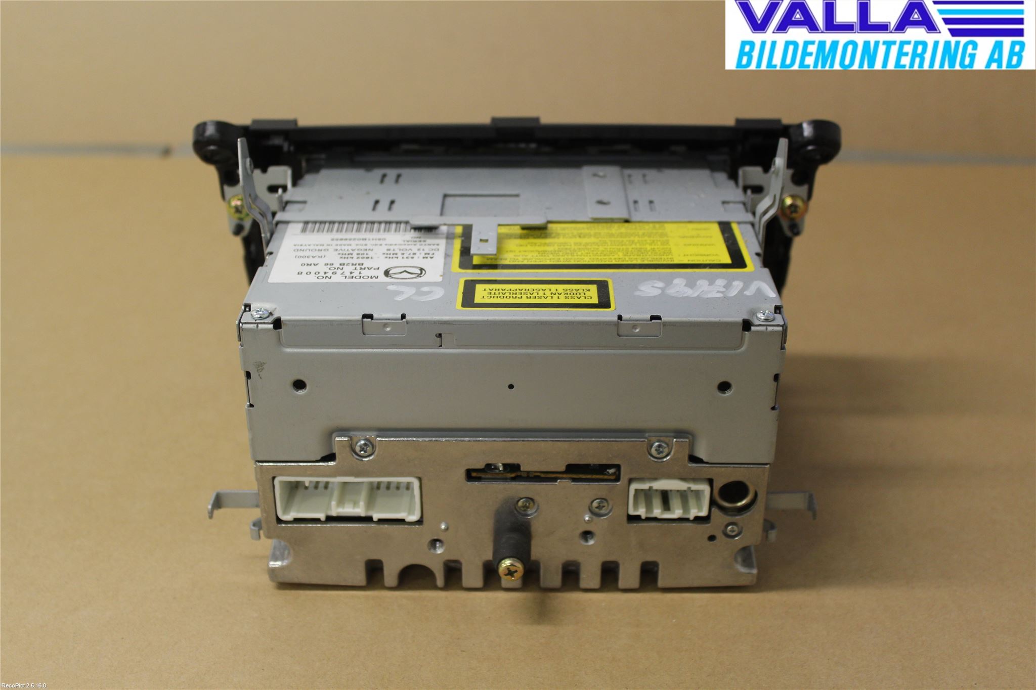 Mazda 3 I 03-06 Stereo Radio Med Cd