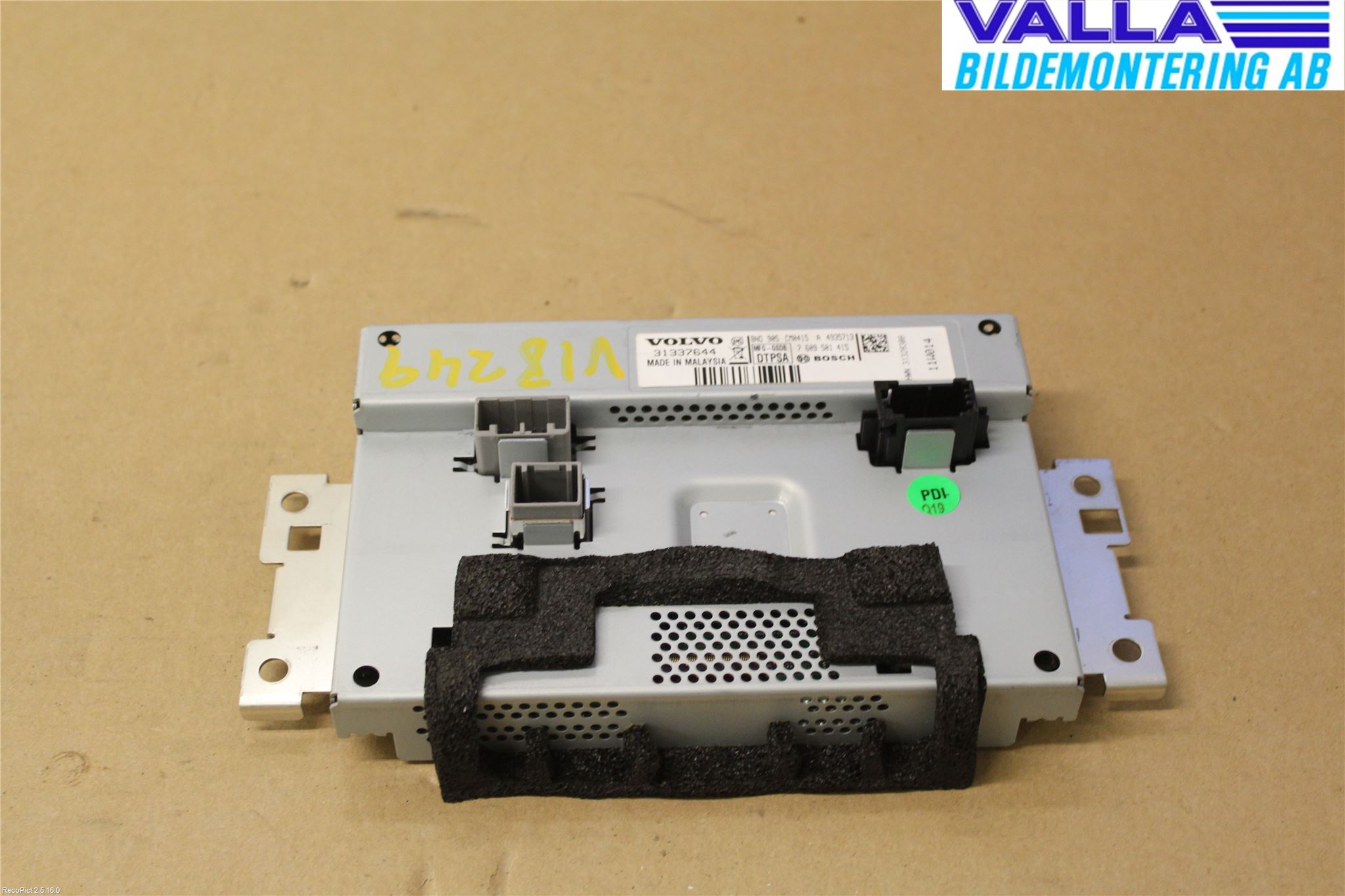 Volvo V60 11-13 Multifunktionsdisplay