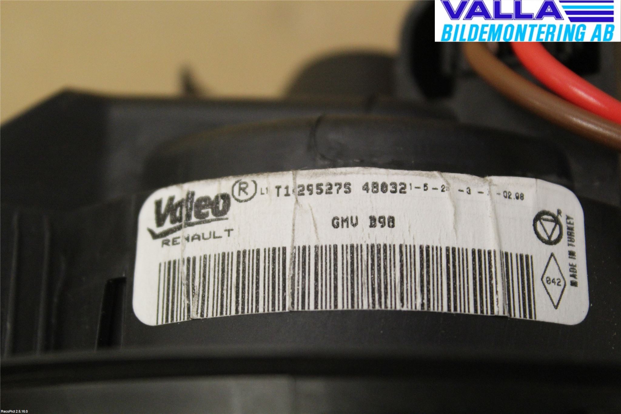Renault CLIO IV 12-16 Varmeapparat Viftemotor