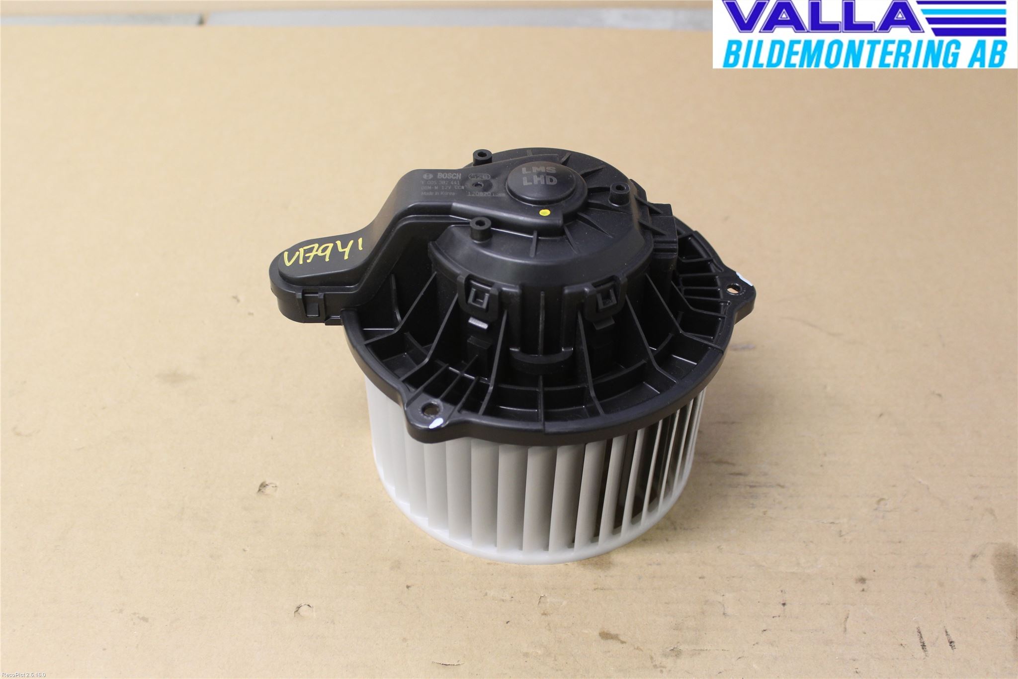 Kia SPORTAGE (SL) 11-15 Varmeapparat Viftemotor