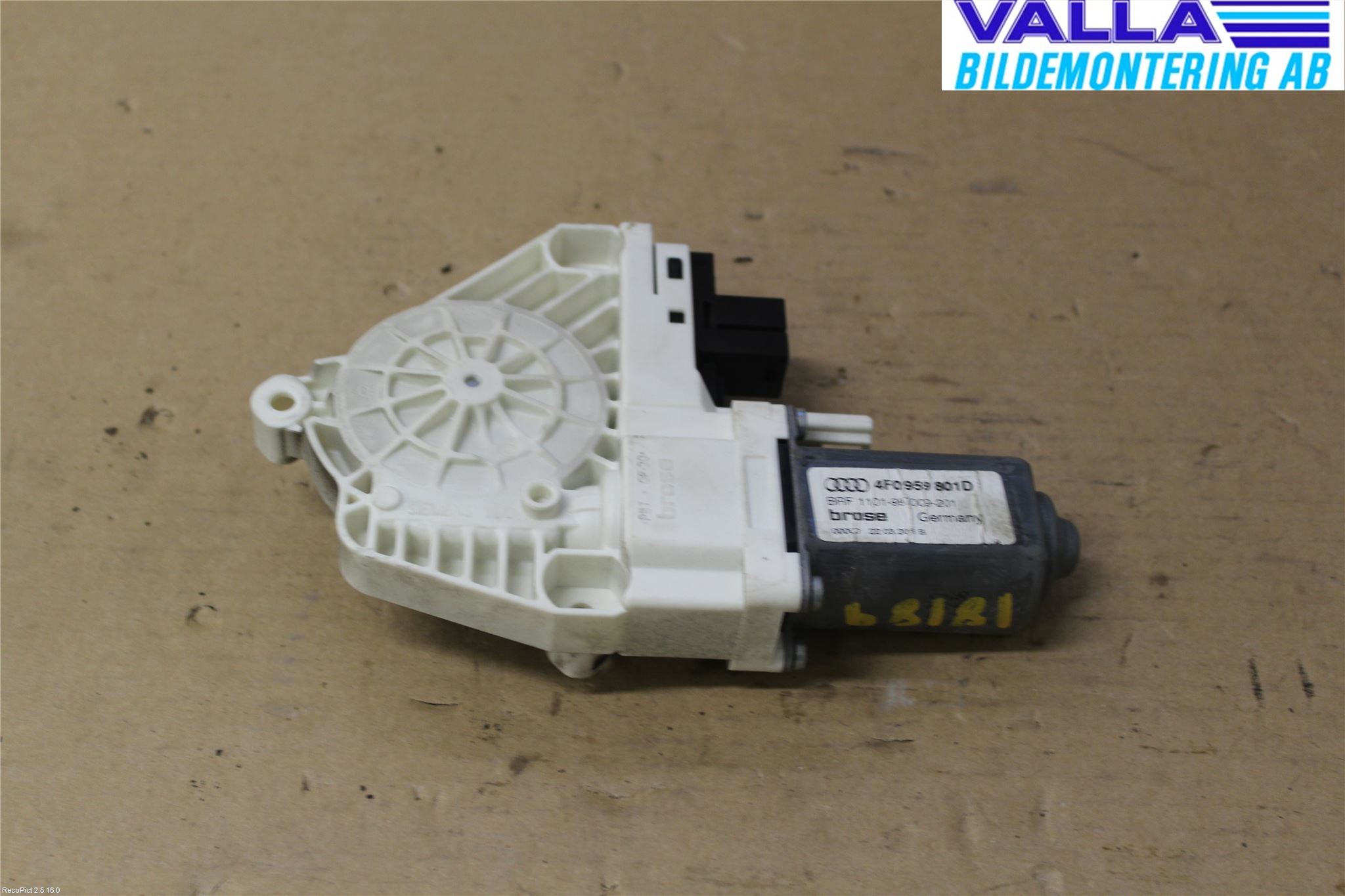 Audi A6/S6     05-11 Vindusheismotor