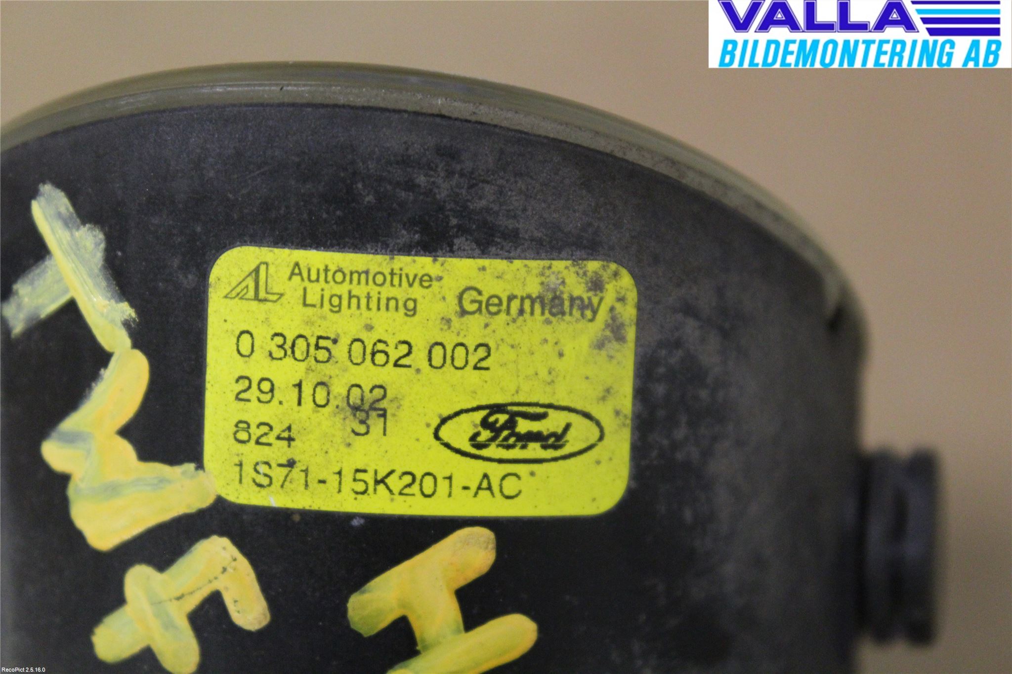 Ford MONDEO     01-06 Frontlykt-Kurve-Tåkelys