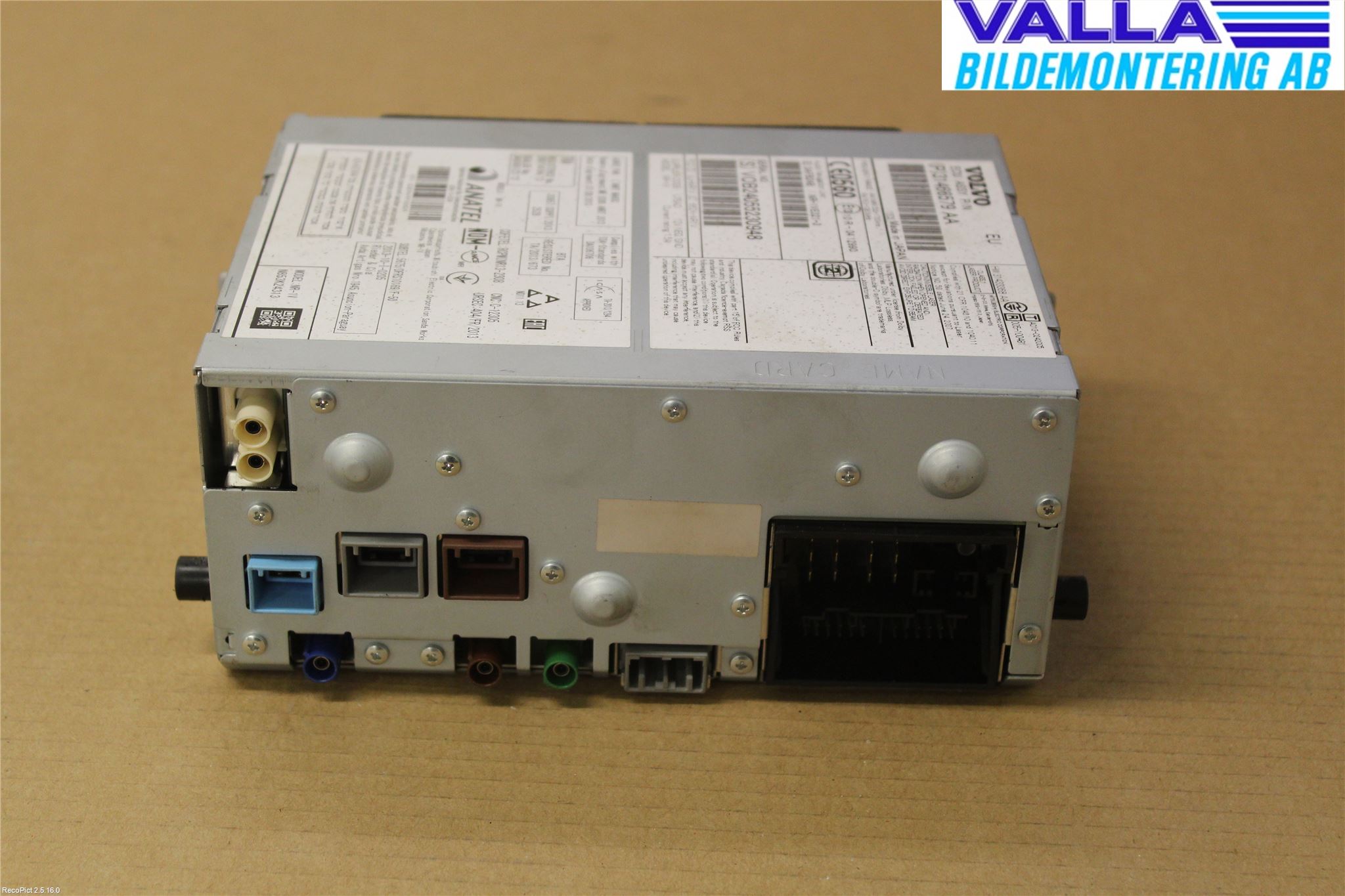 Volvo V70 14-16 Stereo Radio Med Cd
