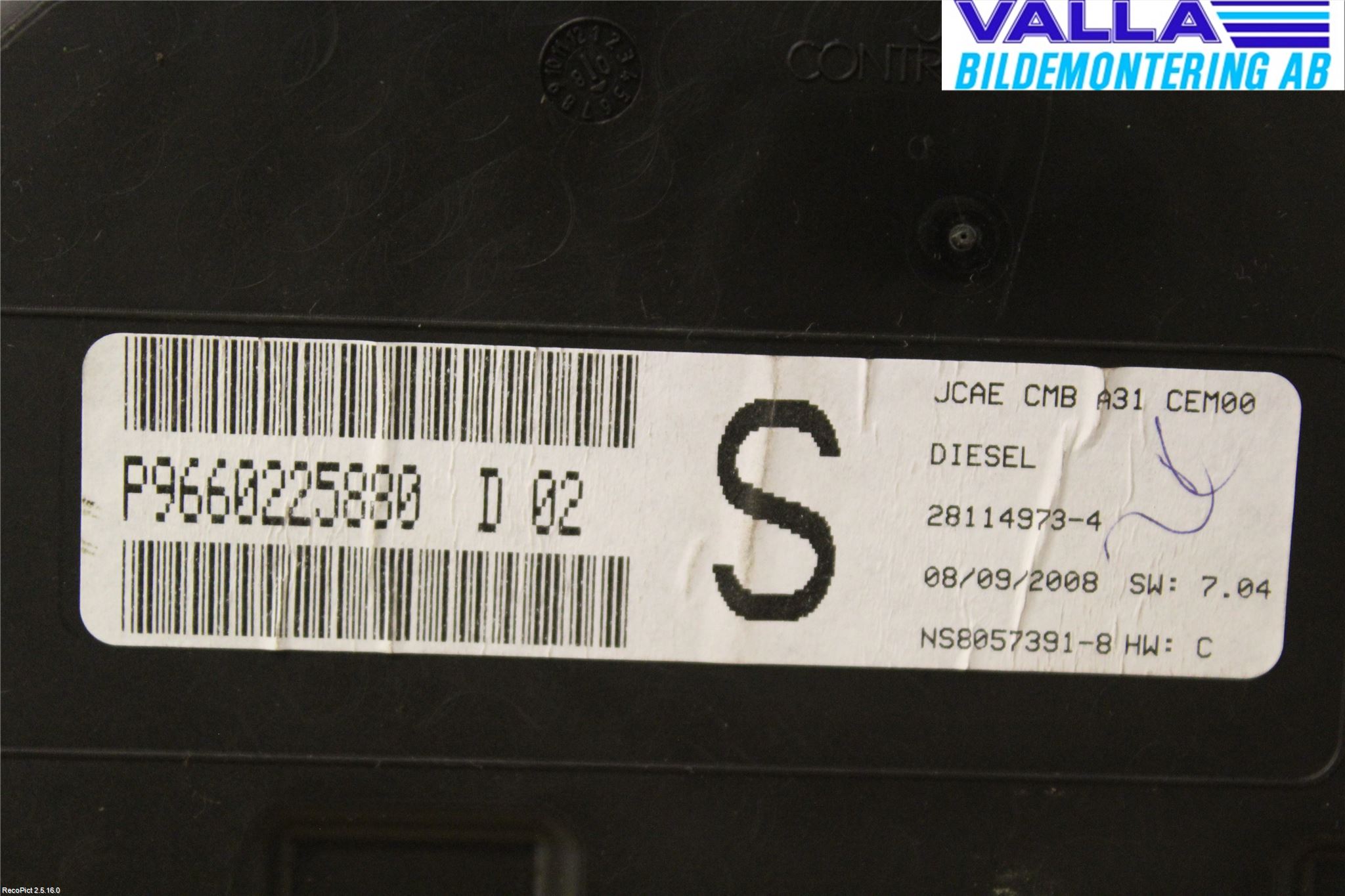 Citroen C3 05-10 Instr Kombinert
