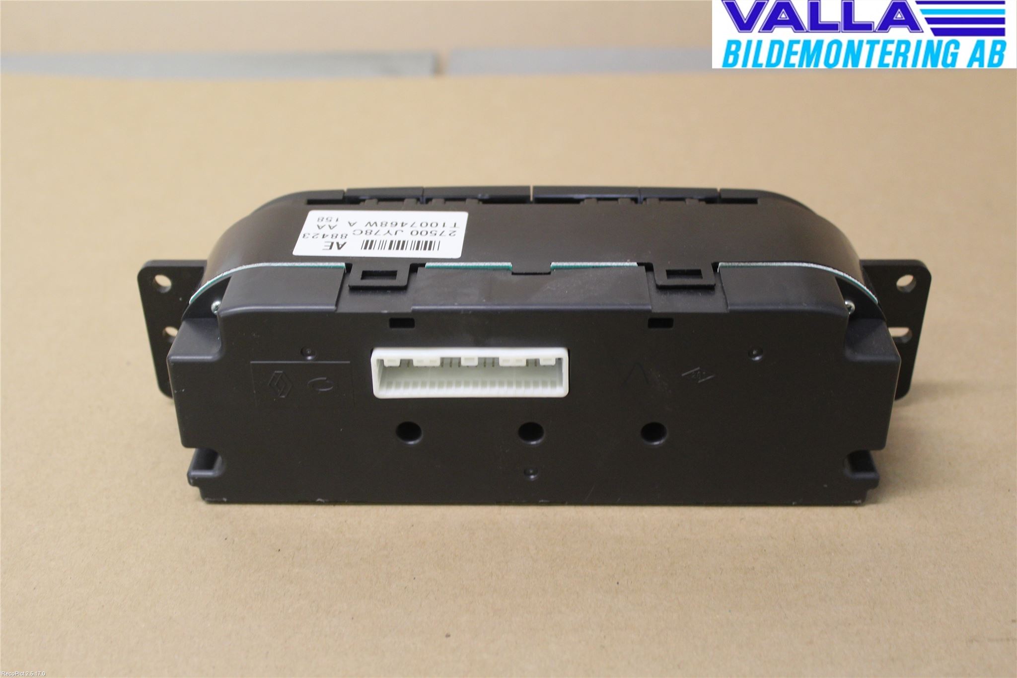 Renault KOLEOS I 08-10 Varmeapparat Panel(Regulering)