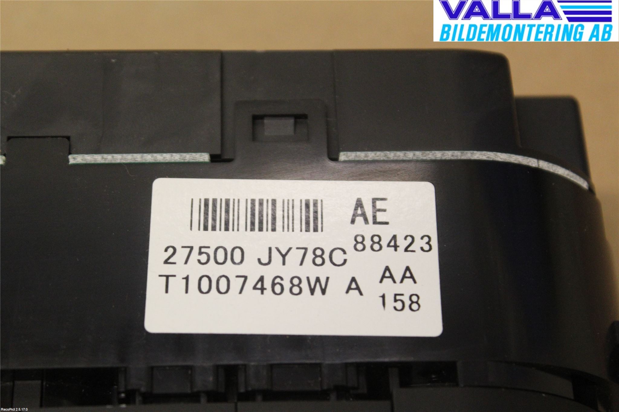 Renault KOLEOS I 08-10 Varmeapparat Panel(Regulering)