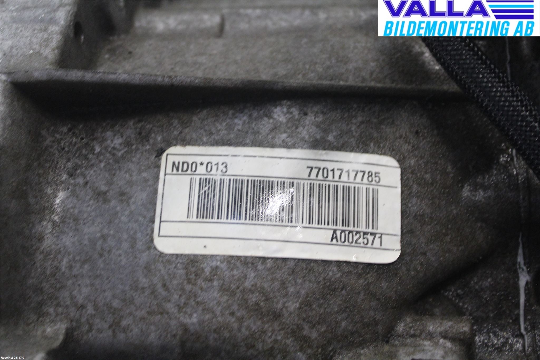 Renault SCÉNIC/GRAND 03-06 Gearkasse 6 Trinn