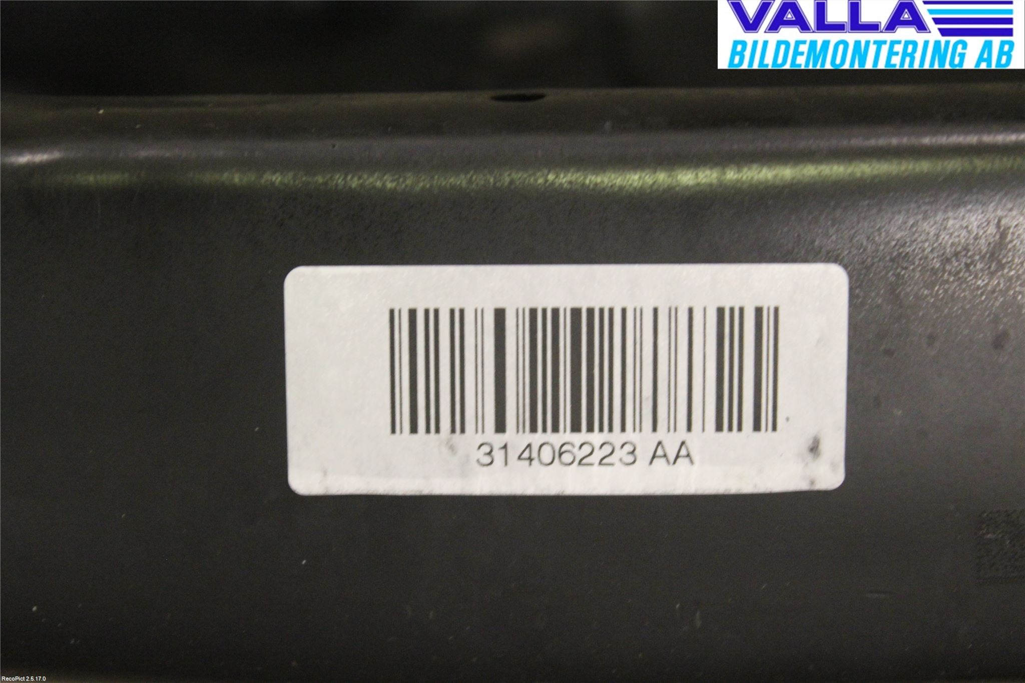 Volvo V40 12-19 Bakaksel Feste Travers-Ramme