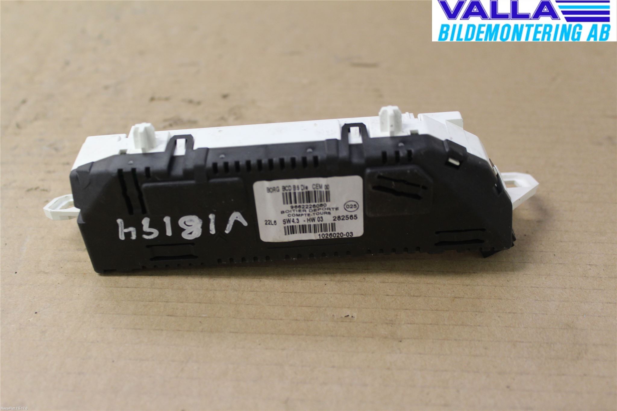 Citroen C4 I   05-10 Instr Turteller