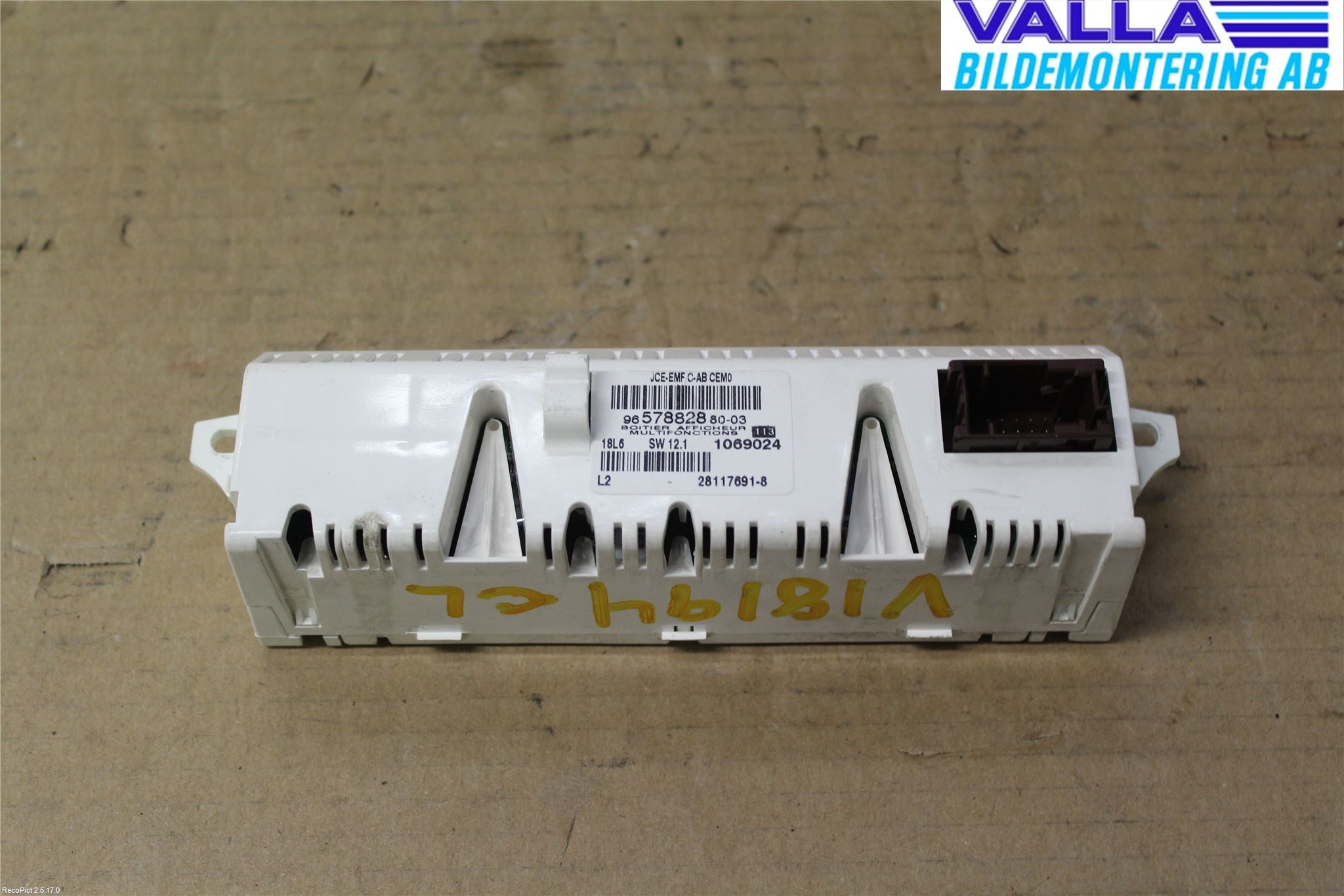Citroen C4 I   05-10 Instr Varselys - Display